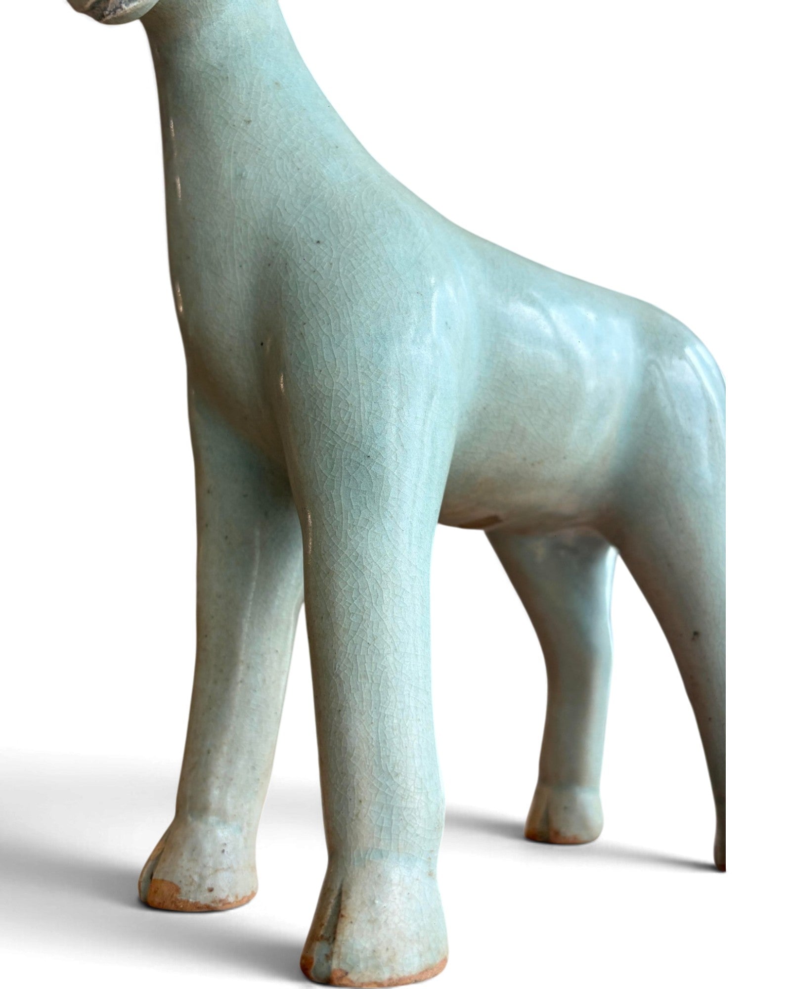 Elephant & Horse Ceramic Figurines