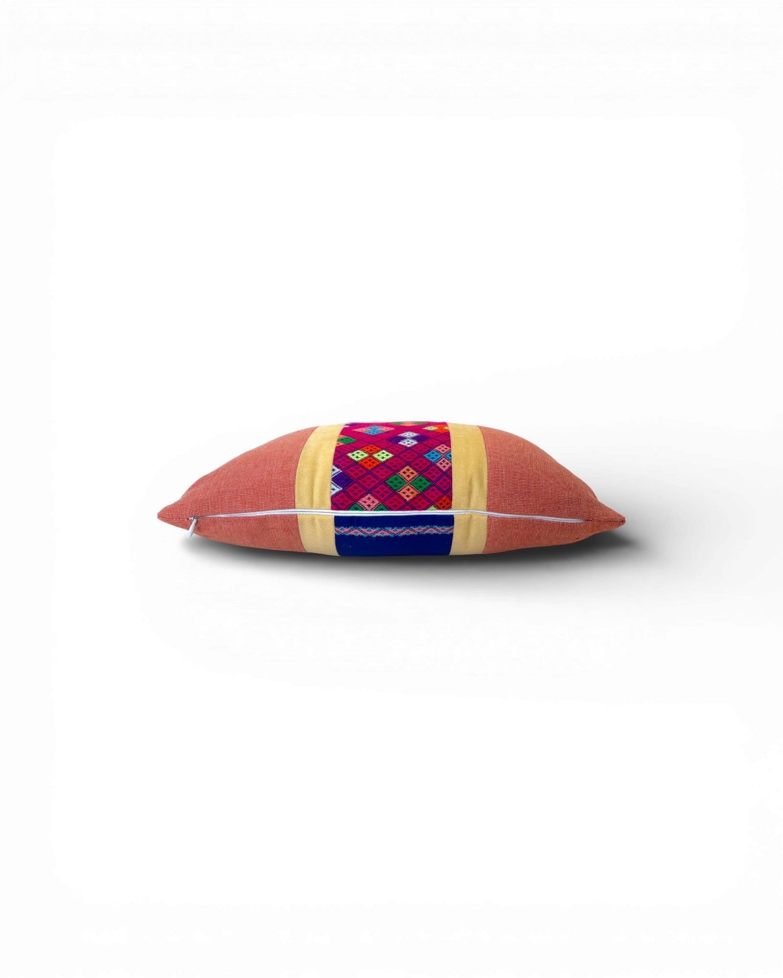 Hill Tribe Textile Lumbar Cushion - Peach - Surround Living - 7