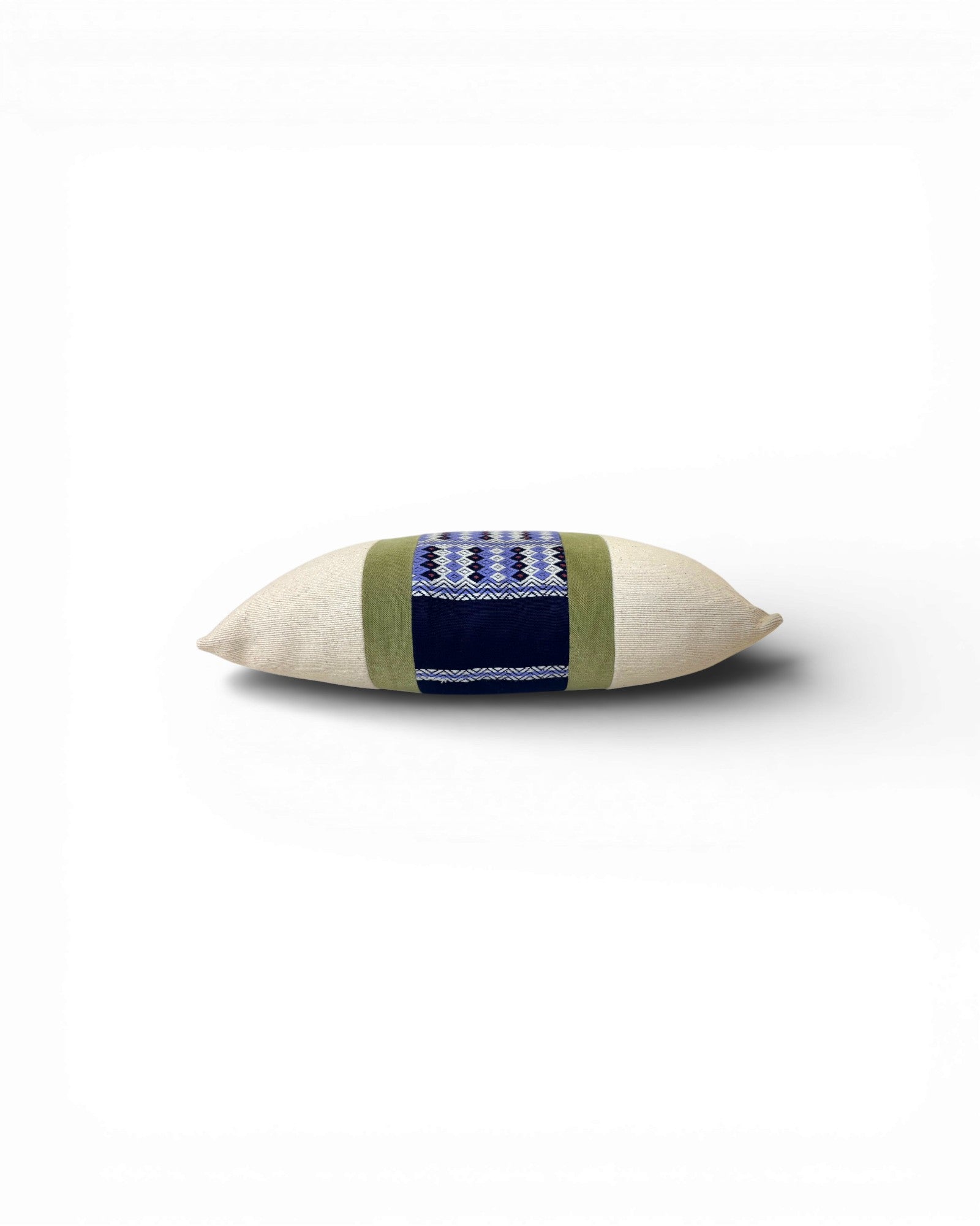 Hill Tribe Textile Lumbar Cushion - Blue & Green - Surround Living - 5