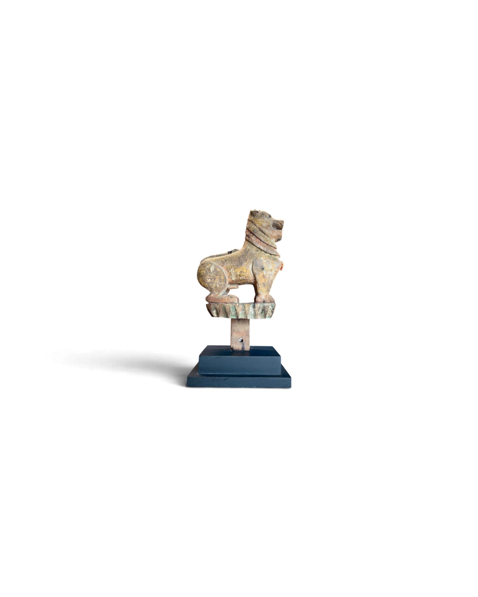 Burmese Wooden Singha Figurine (ไม้แกะรูปสิงห์พม่า)