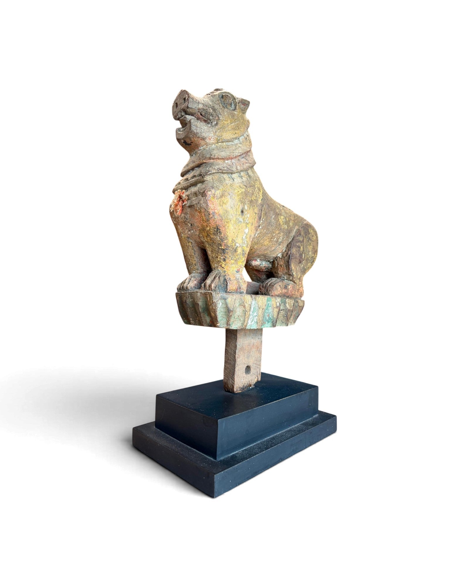 Burmese Wooden Singha Figurine (ไม้แกะรูปสิงห์พม่า)
