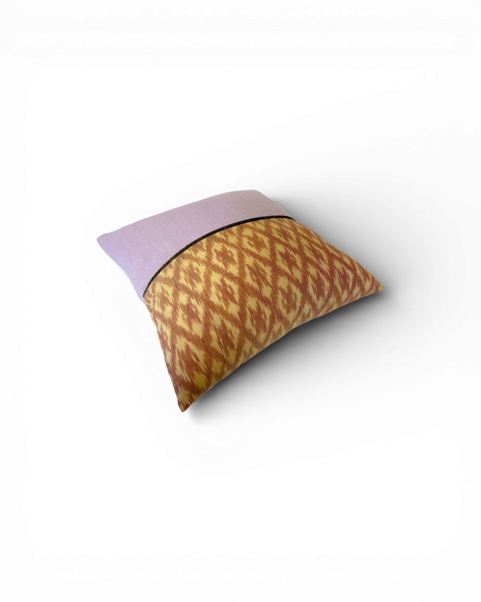 Ikat Textile Accent Cushion - Pink & Beige - Surround Living - 11