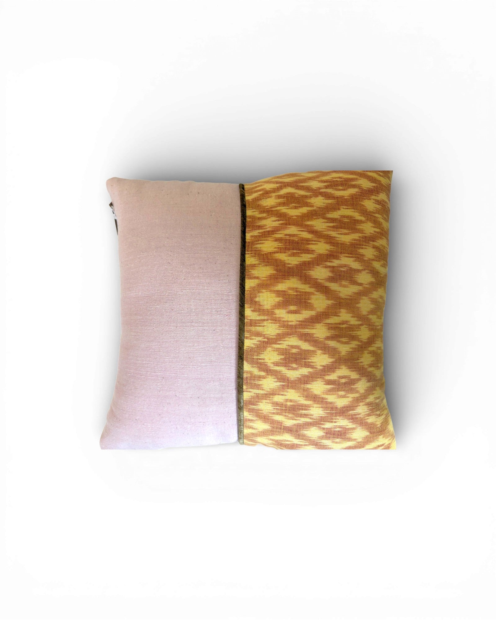 Ikat Textile Accent Cushion - Pink & Beige - Surround Living - 12