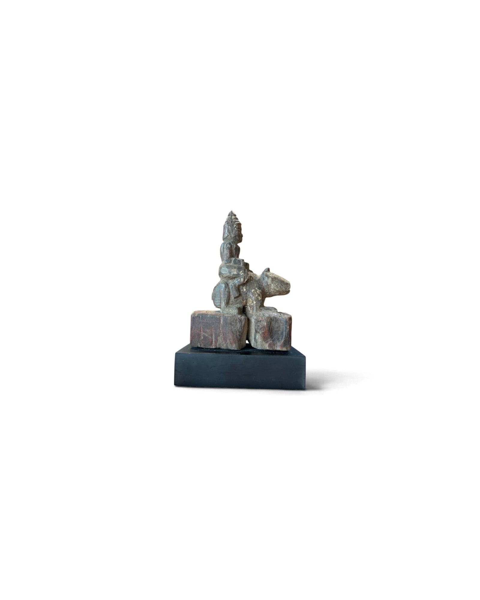 Carved Wooden Guardian Angel – Zodiac Year of the Rat (ไม้แกะเทวดาประจำปีหนู)