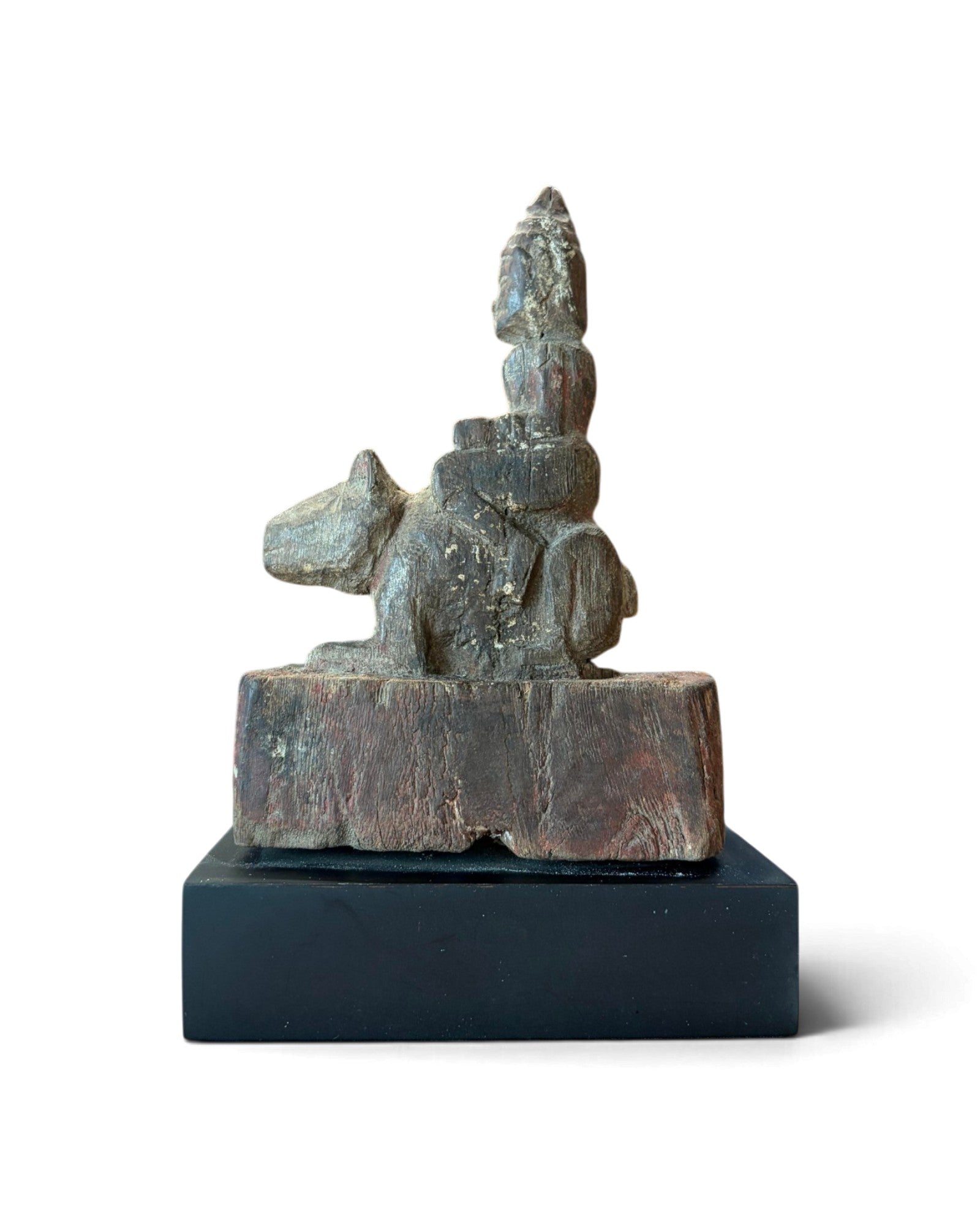 Carved Wooden Guardian Angel – Zodiac Year of the Rat (ไม้แกะเทวดาประจำปีหนู)