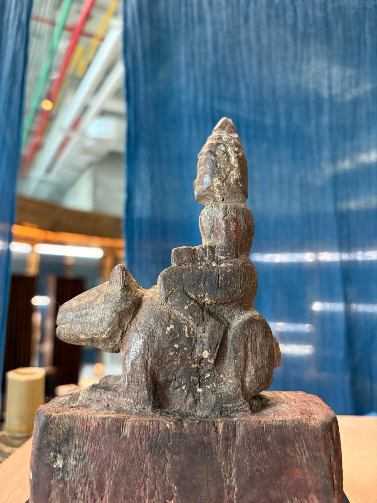 Carved Wooden Guardian Angel – Zodiac Year of the Rat (ไม้แกะเทวดาประจำปีหนู) - Surround Living - 11