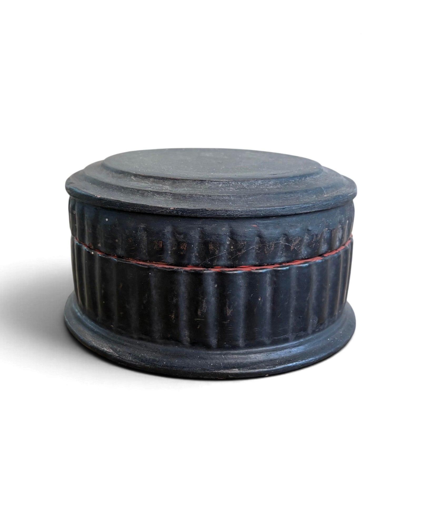 Black Burmese Lacquerware with Lid