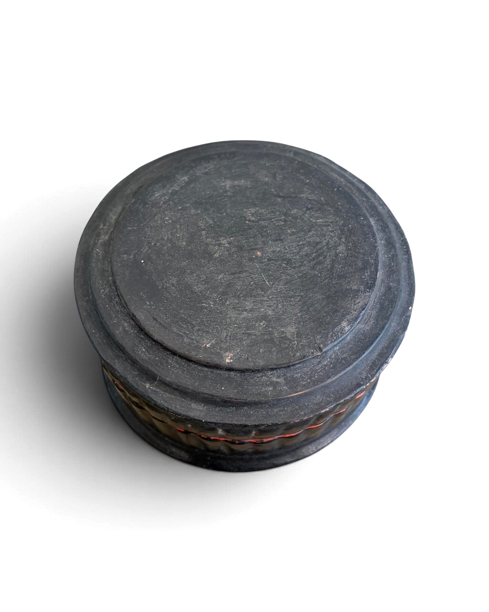 Black Burmese Lacquerware with Lid