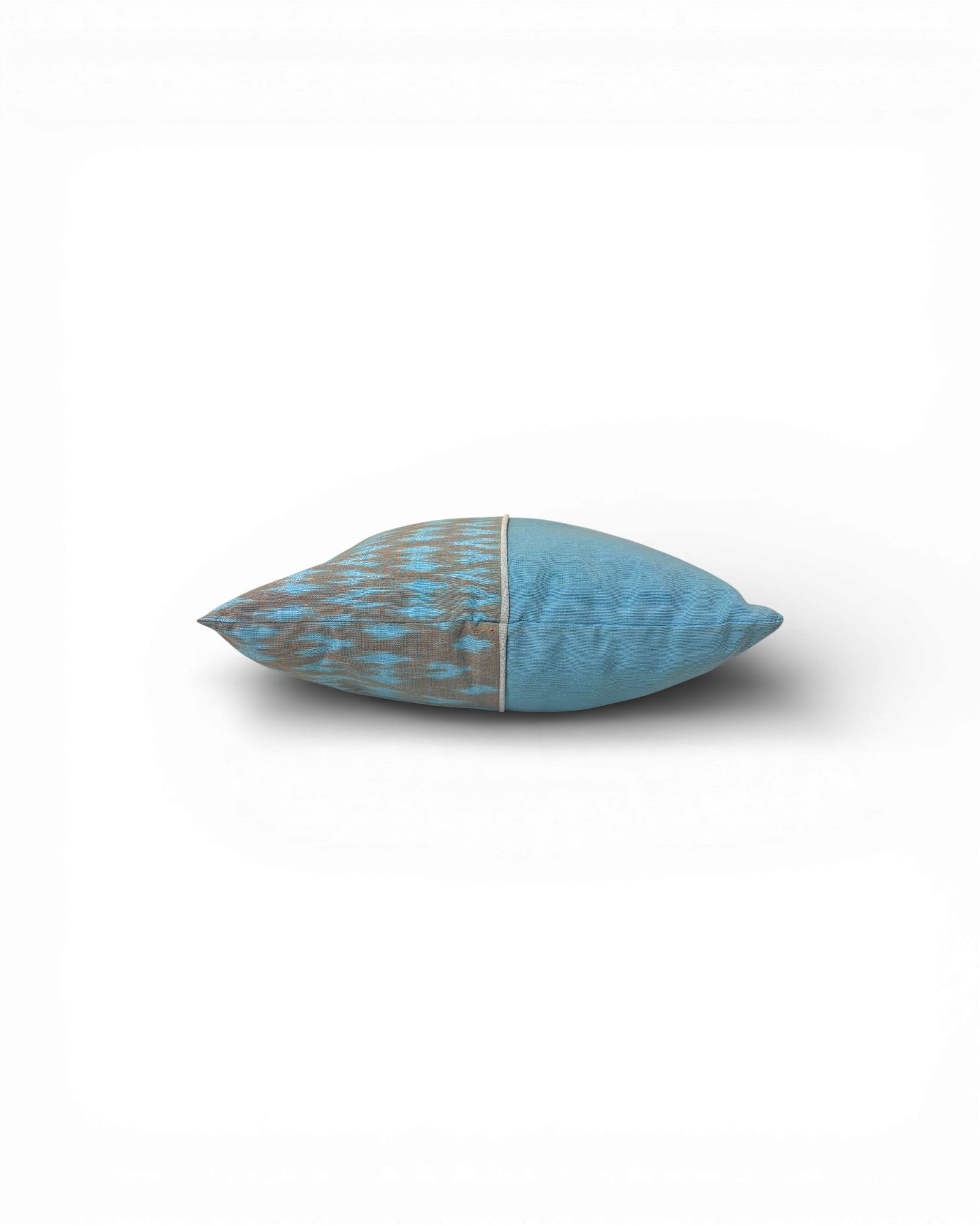 Ikat Panel Cushion - Light Blue