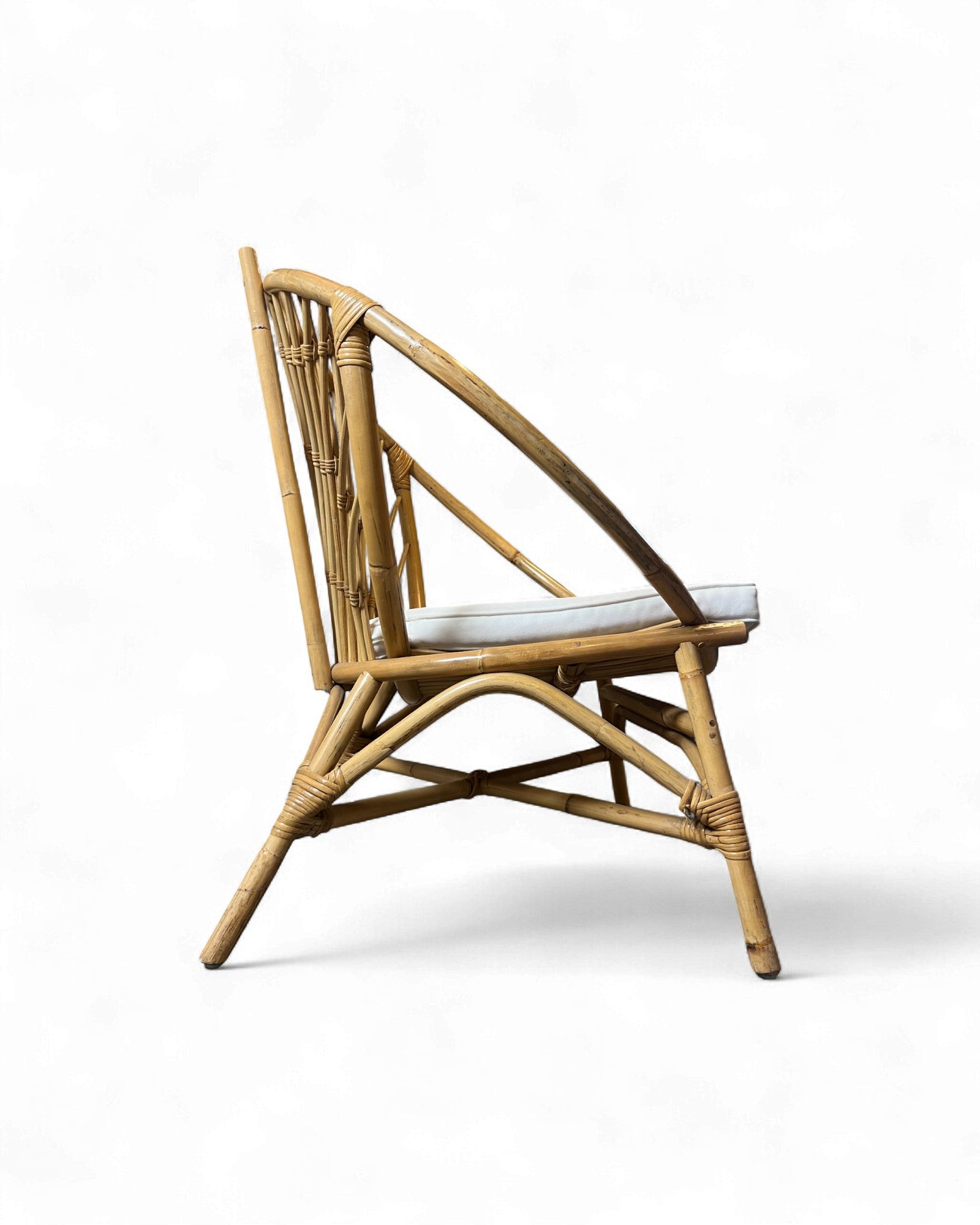 Round Rattan Lounge Chair Surround Living