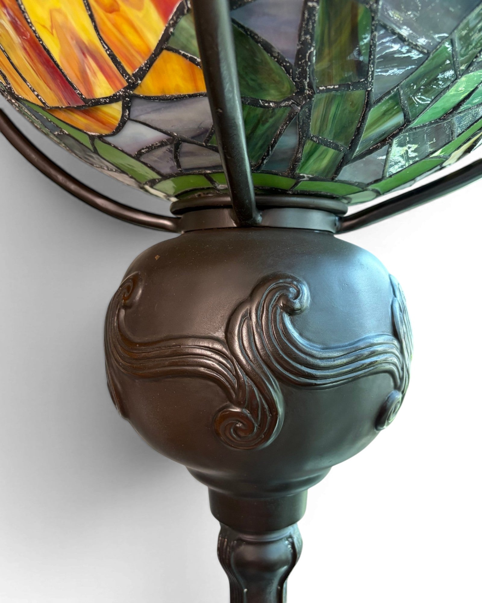 Spherical Stained Glass Floor Lamp - Surround Living - 9