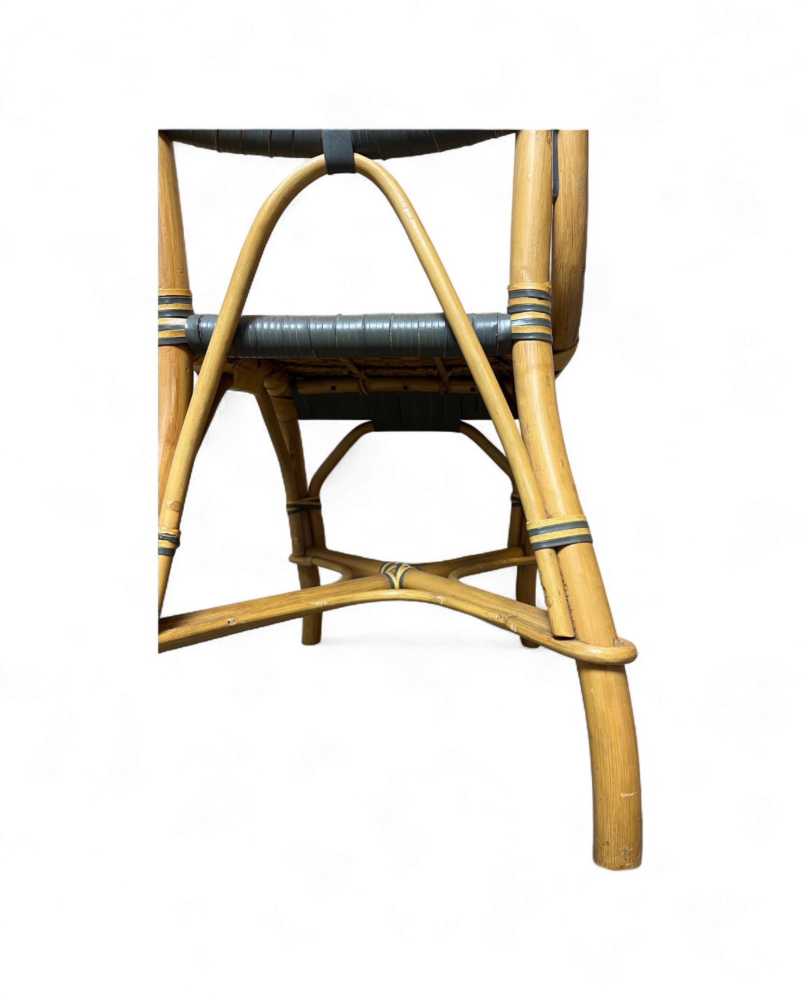 Cane & Leather Classic Bistro Weave Rattan Chair Surround Living