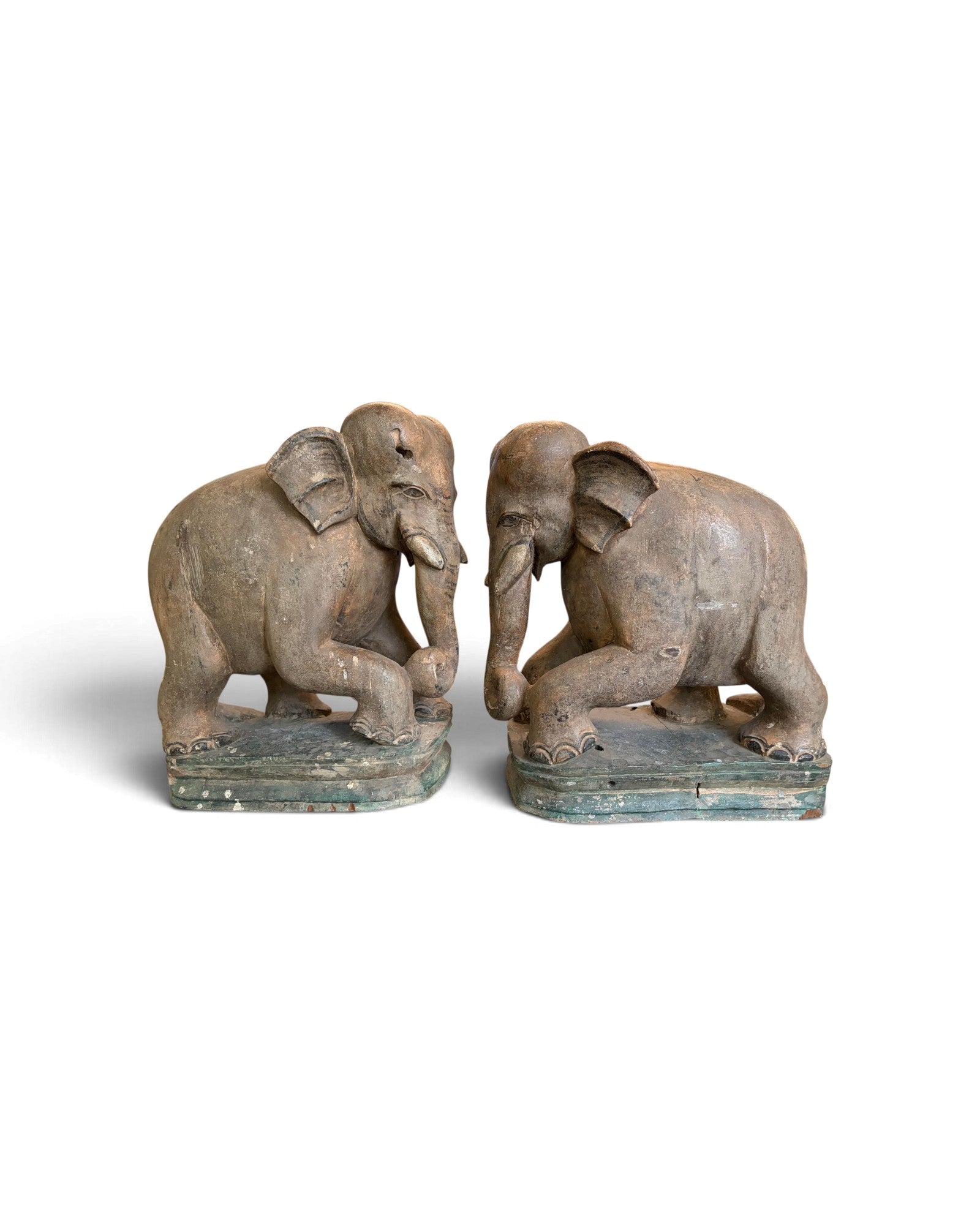 Wooden Elephant Figure (ไม้แกะช้าง)