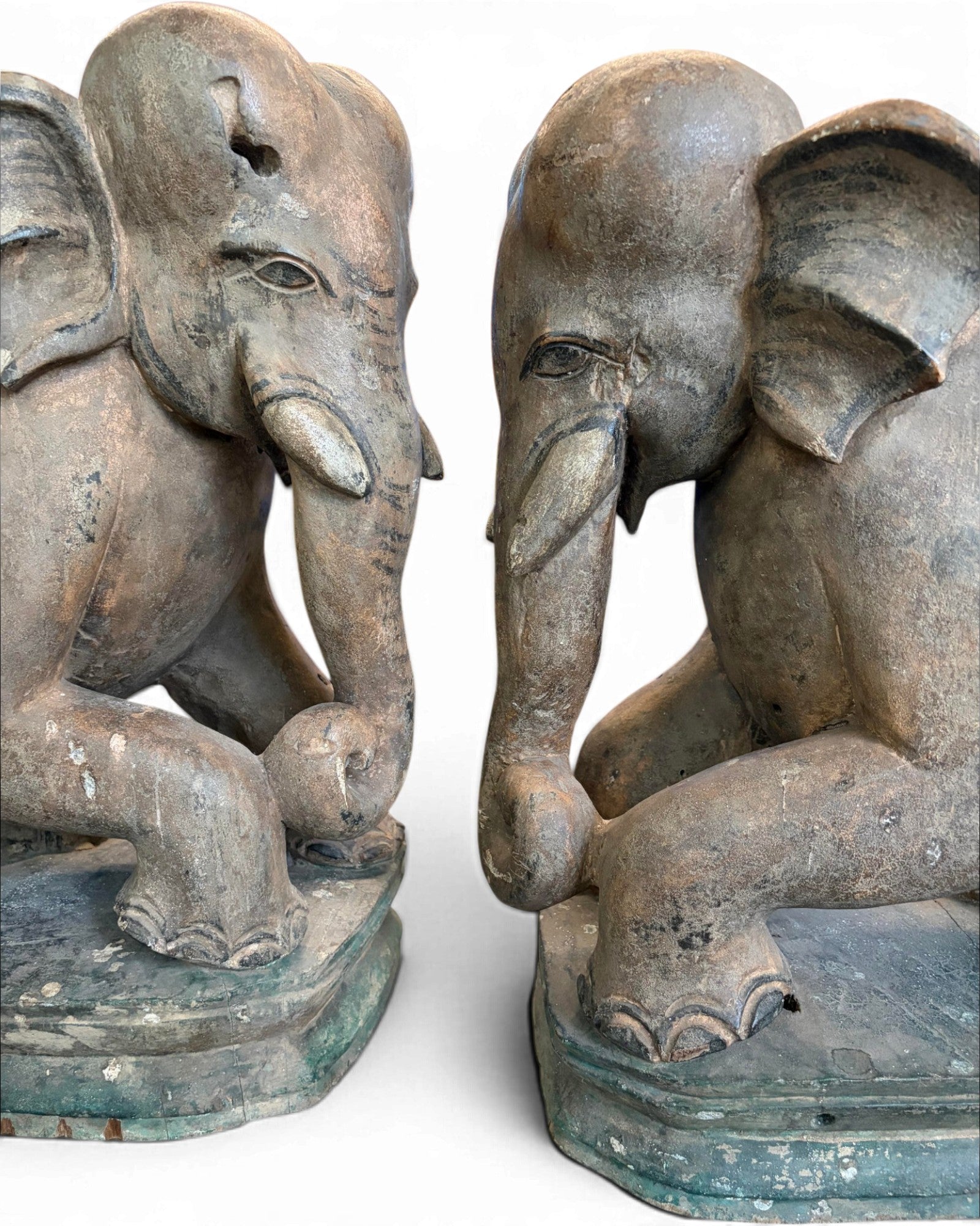 Wooden Elephant Figure (ไม้แกะช้าง)