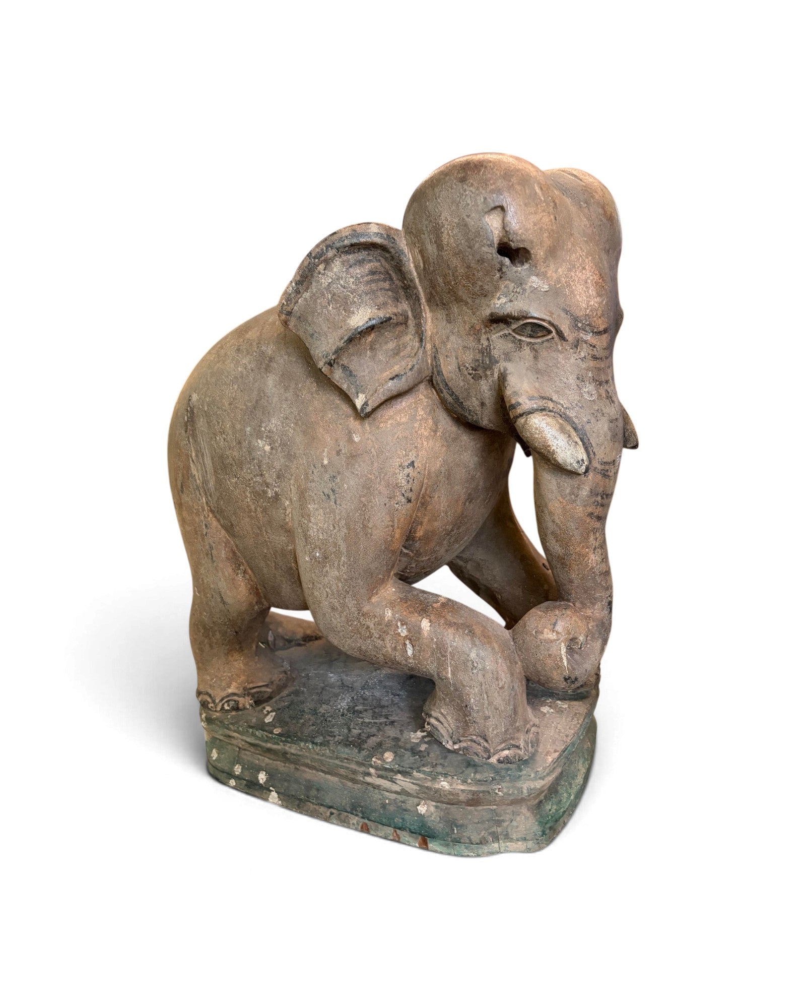 Wooden Elephant Figure (ไม้แกะช้าง)