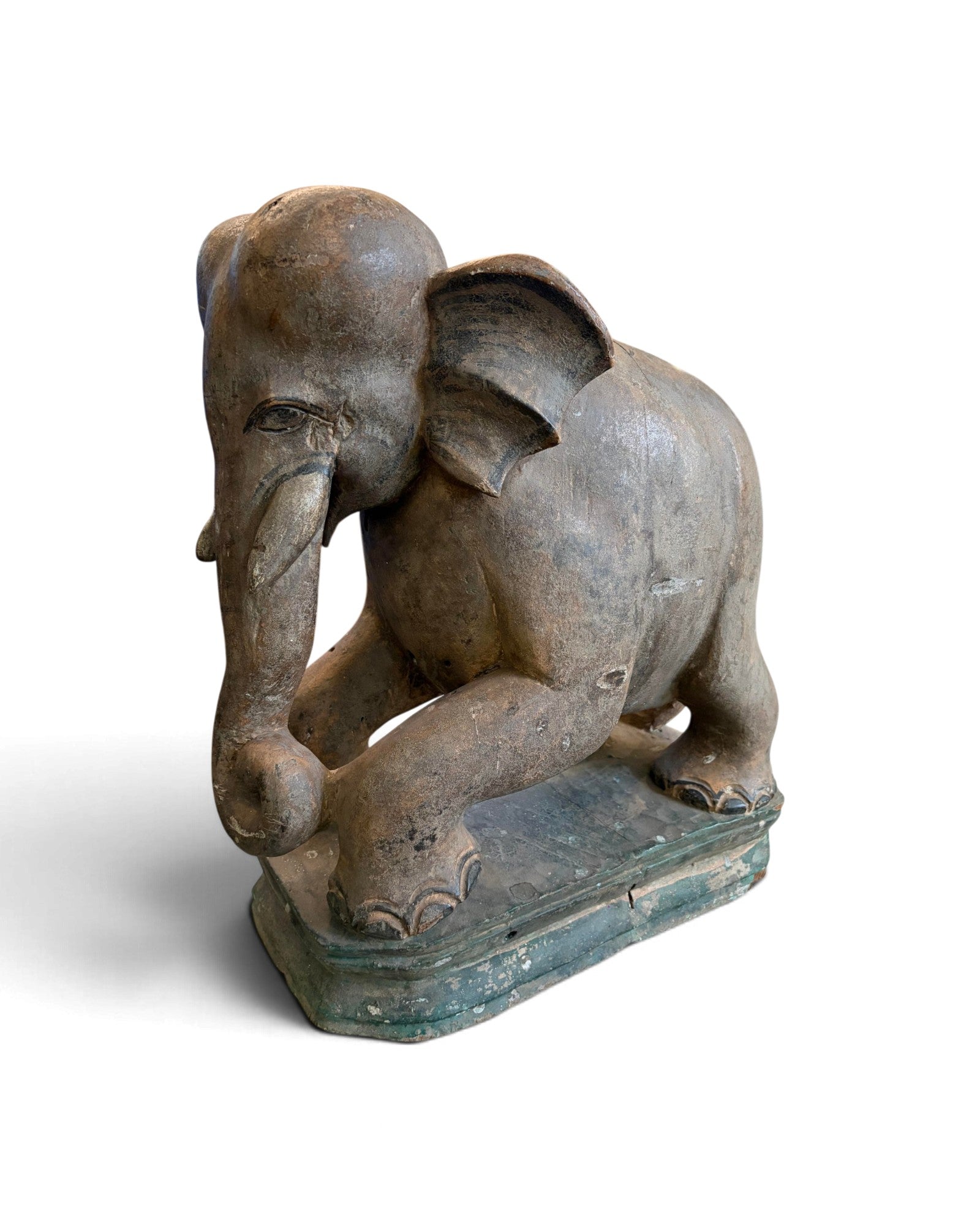 Wooden Elephant Figure (ไม้แกะช้าง)