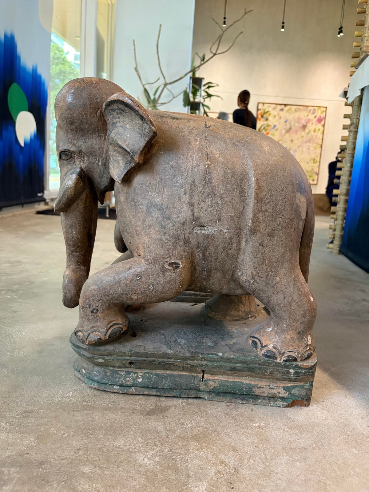 Wooden Elephant Figure (ไม้แกะช้าง) - Surround Living - 6