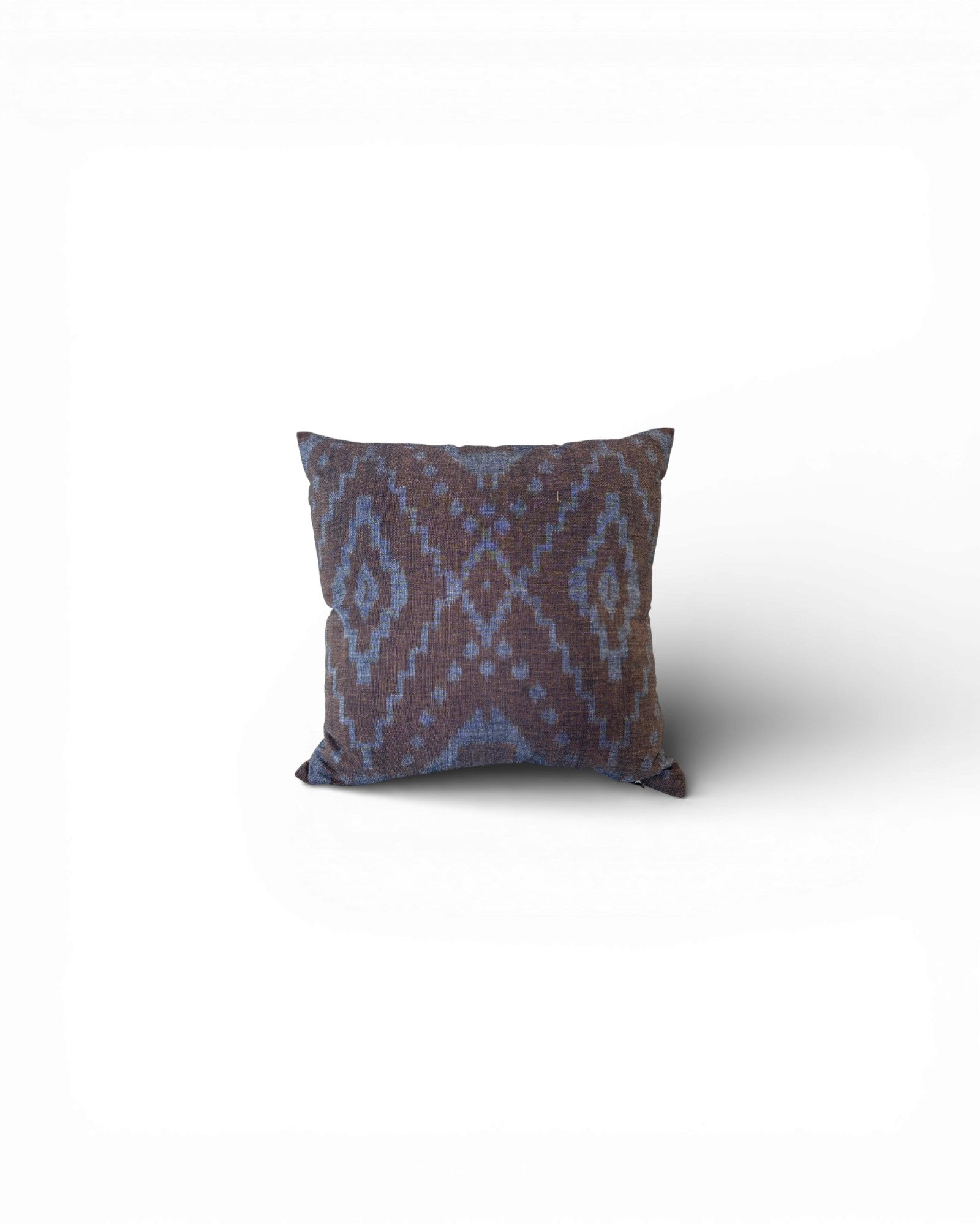 Indigo Earth Ikat Cushion