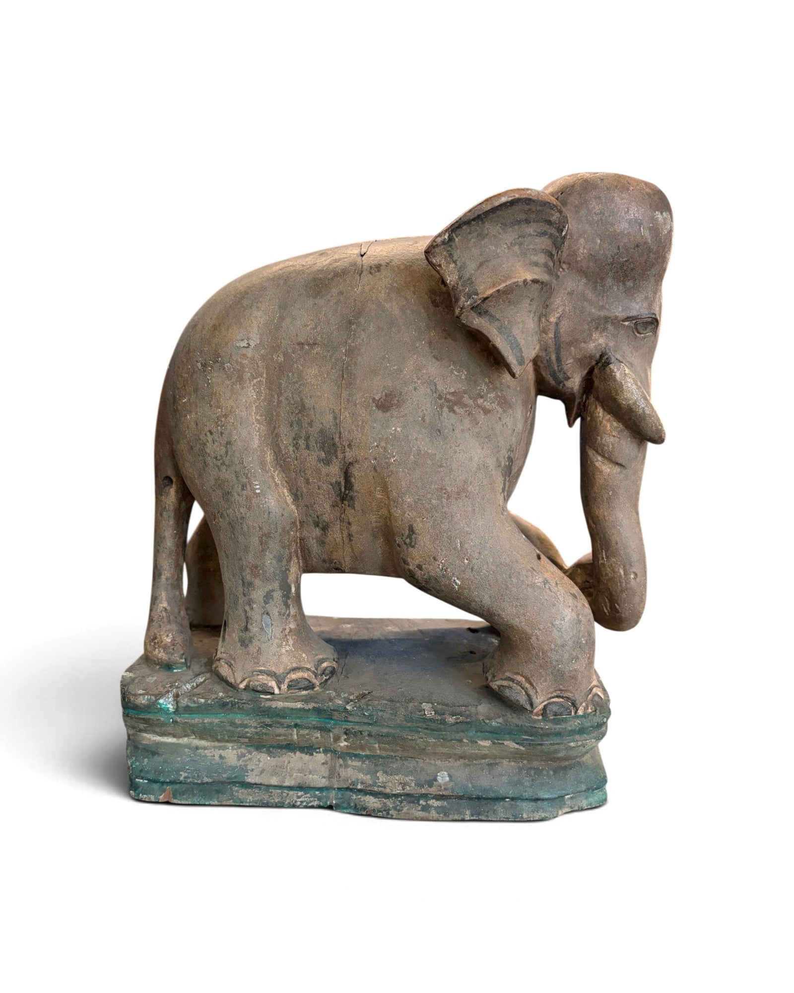 Wooden Elephant Figure (ไม้แกะช้าง)