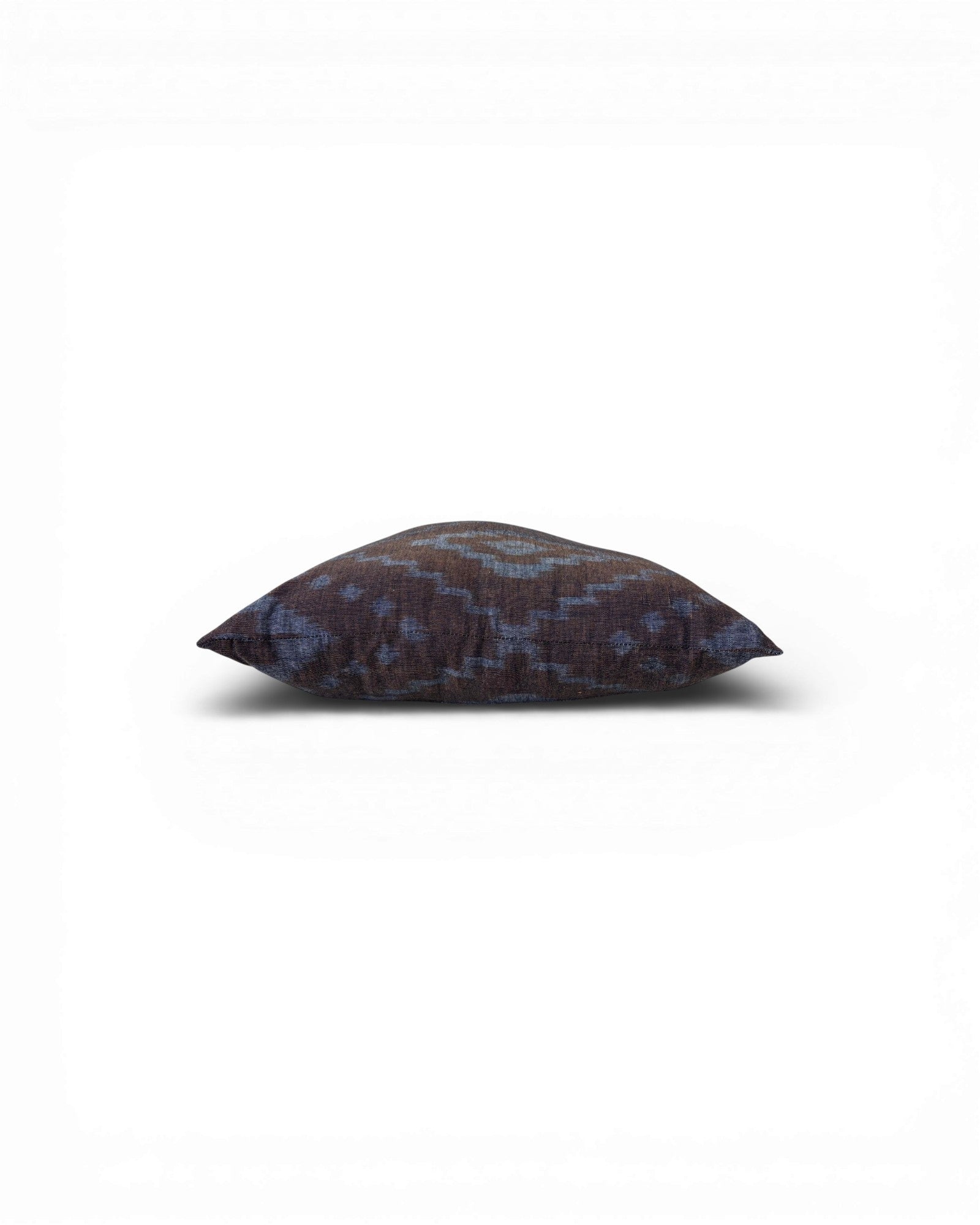 Indigo Earth Ikat Cushion