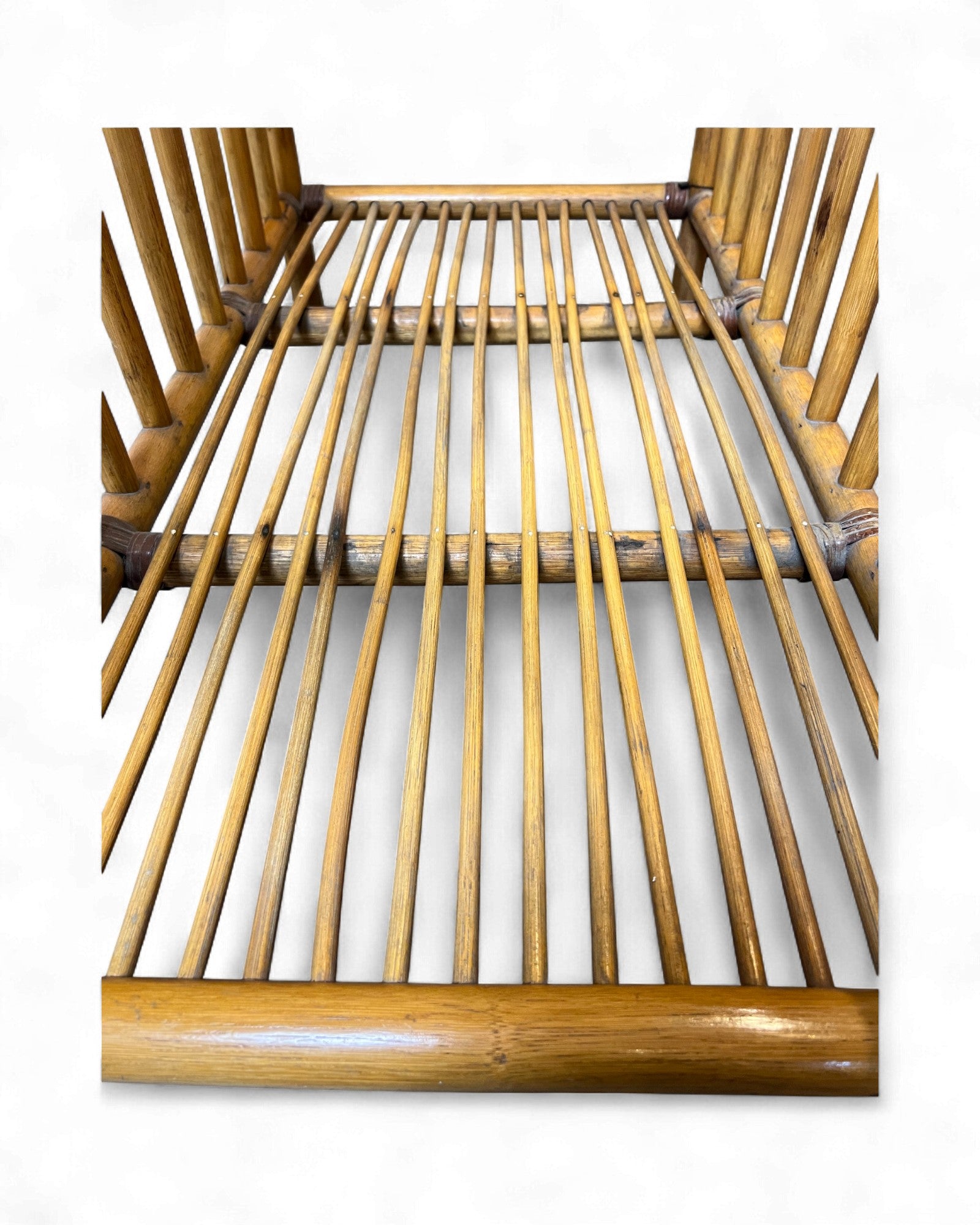 Cane Beach House Rectangular Rattan Dining Table with Glass Top Surround Living