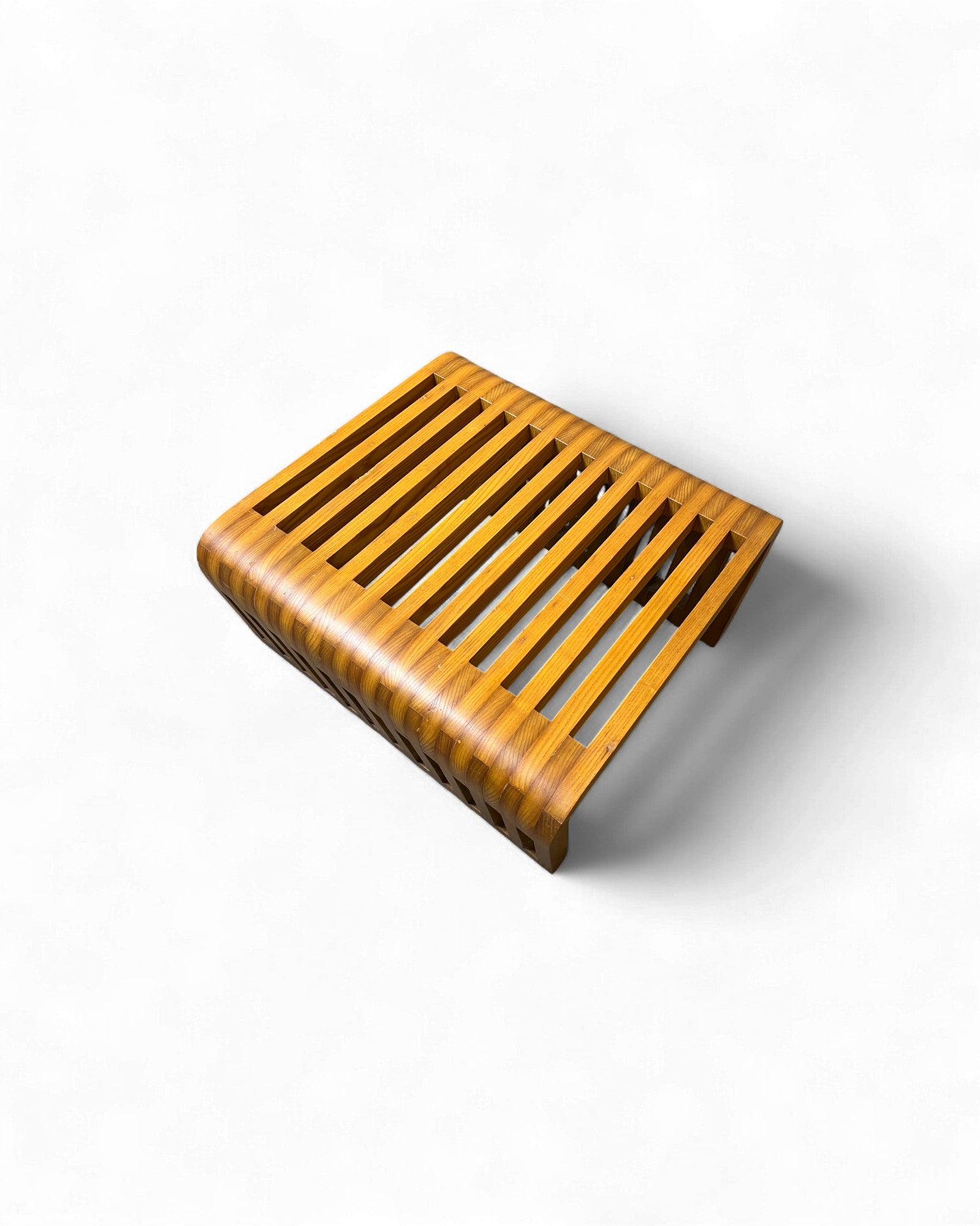 Slatted Bentwood Coffee Table Surround Living
