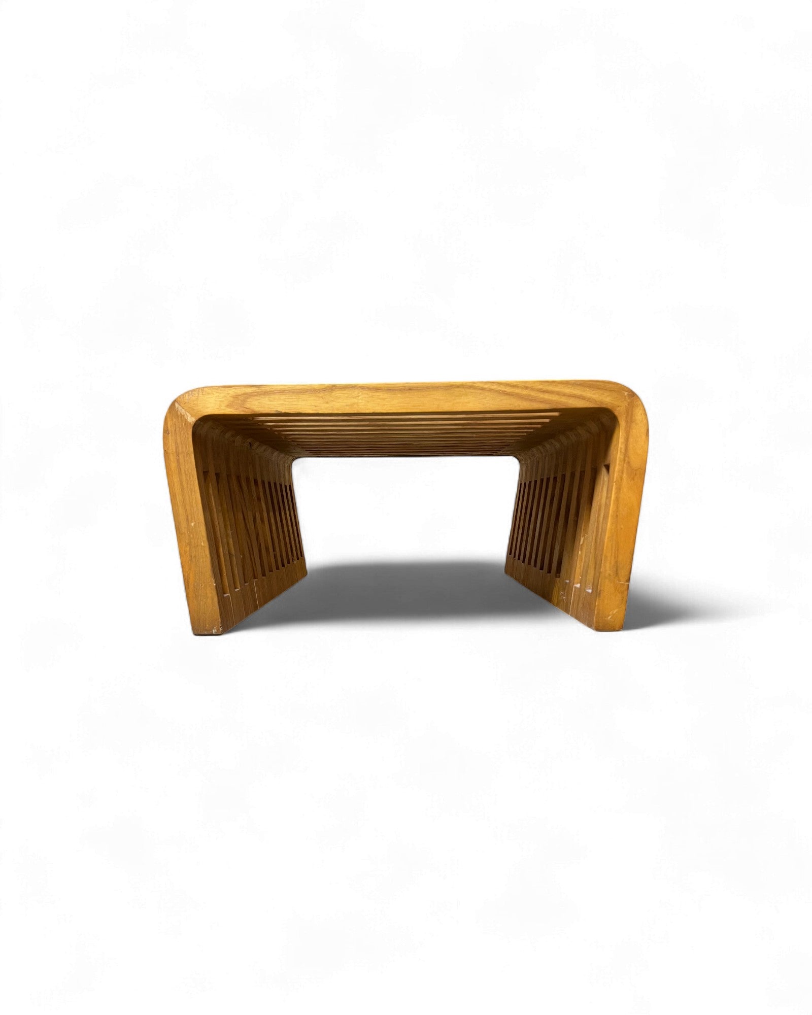 Slatted Bentwood Coffee Table Surround Living