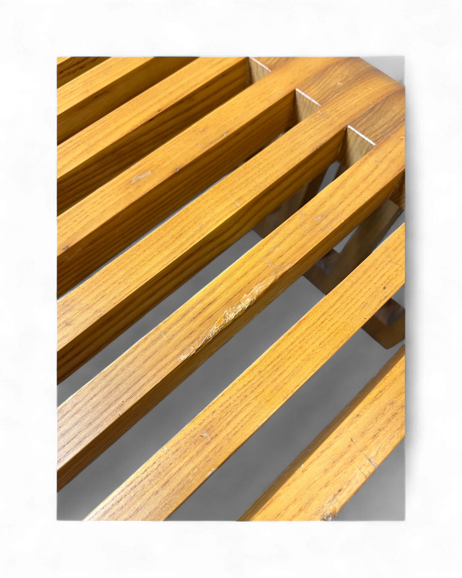 Slatted Bentwood Coffee Table Surround Living