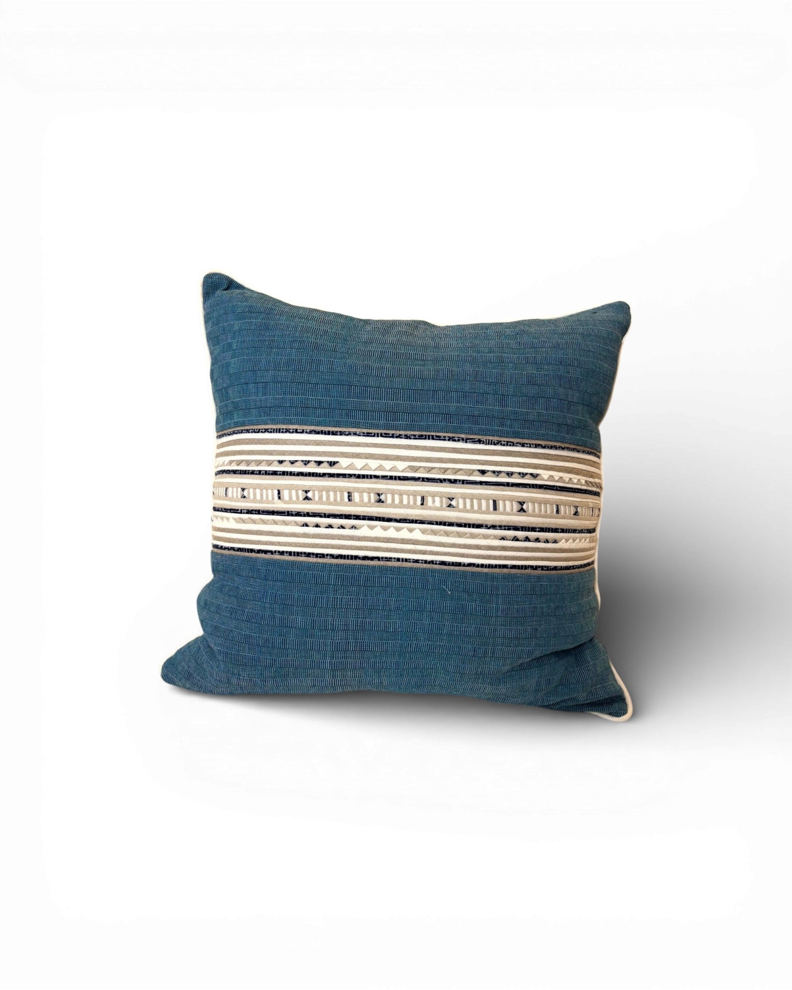 XL Tribal Stripe Panel Cushion - Teal - Surround Living - 2