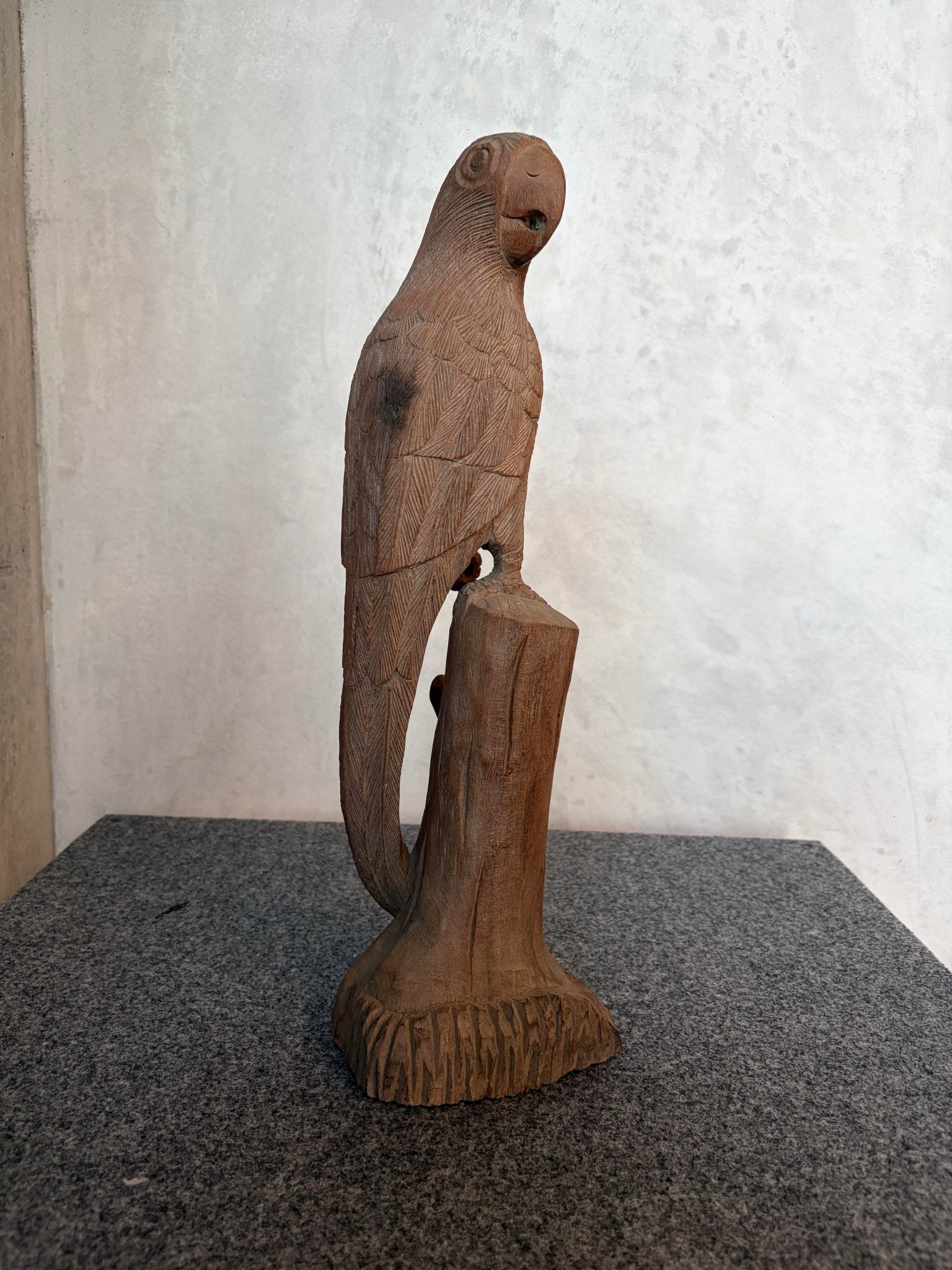 Burmese Wooden Swan Figurine (ไม้แกะนกแก้ว) - Surround Living - 2