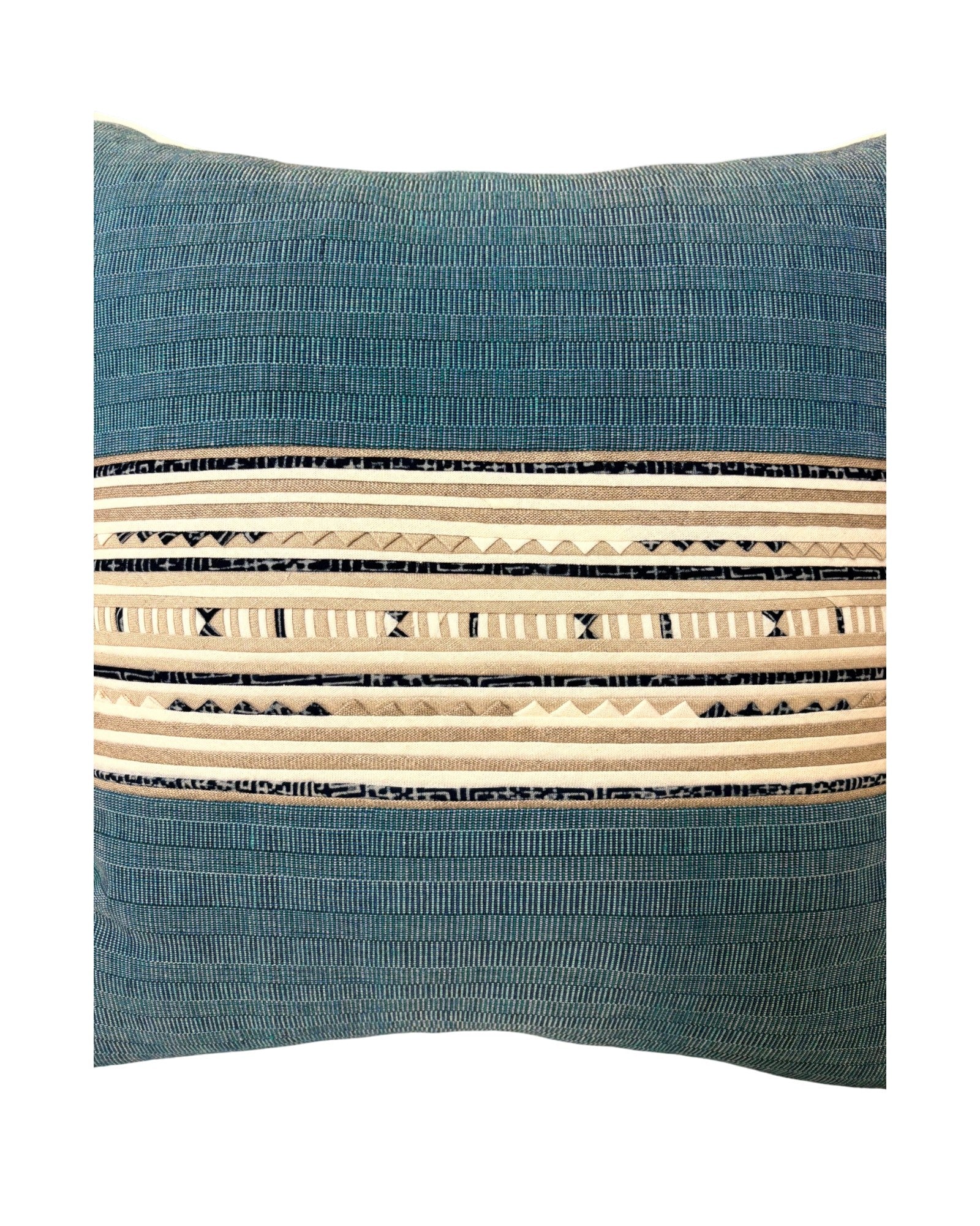 XL Tribal Stripe Panel Cushion - Teal - Surround Living - 8
