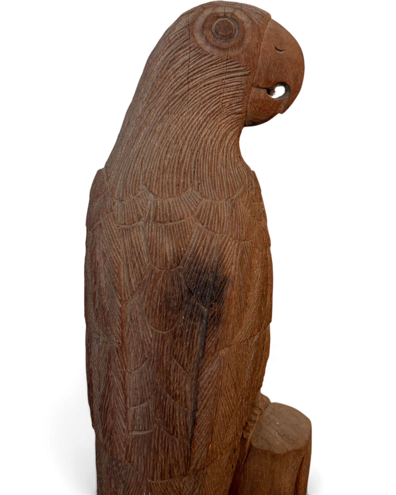 Burmese Wooden Swan Figurine (ไม้แกะนกแก้ว)