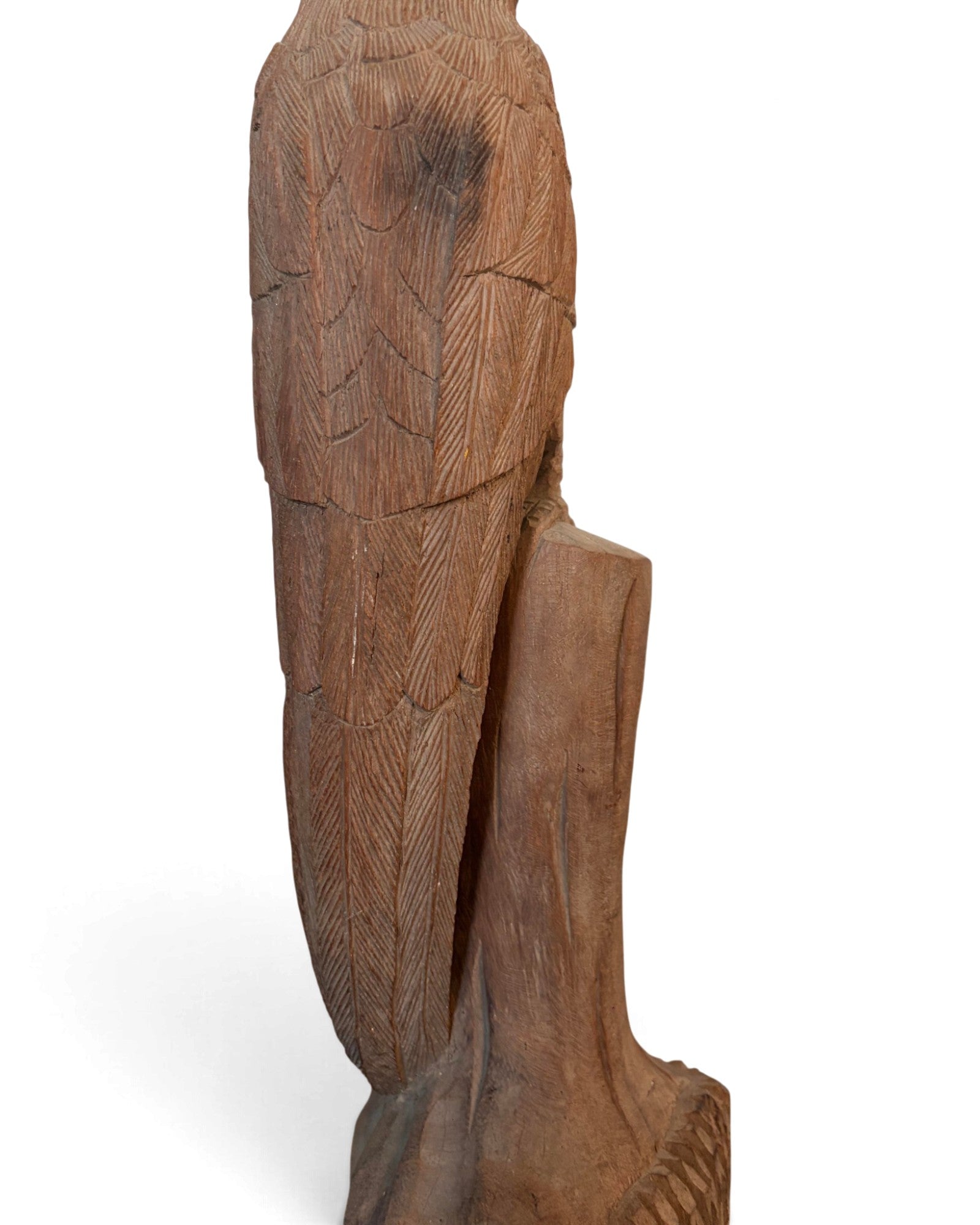 Burmese Wooden Swan Figurine (ไม้แกะนกแก้ว)