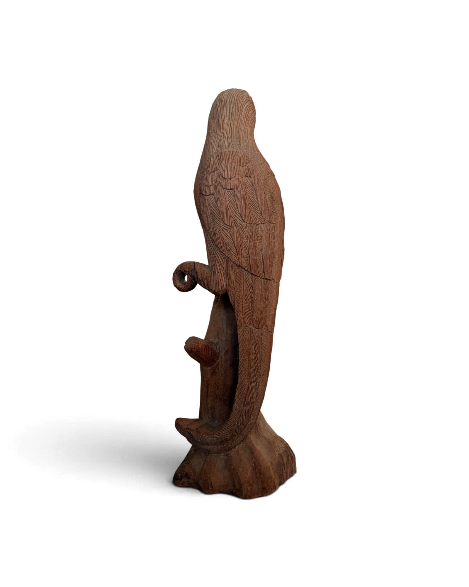 Burmese Wooden Swan Figurine (ไม้แกะนกแก้ว)