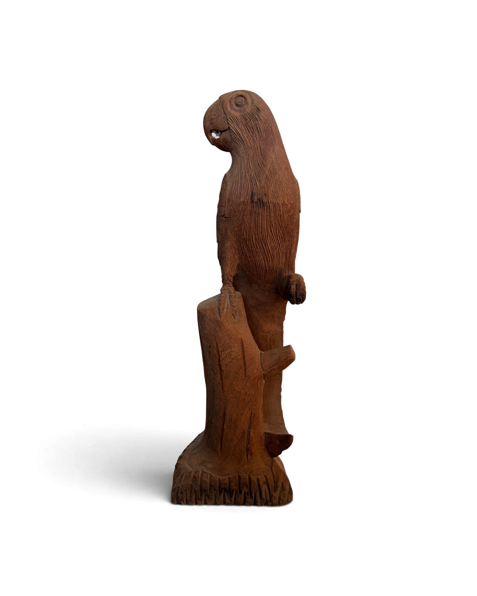 Burmese Wooden Swan Figurine (ไม้แกะนกแก้ว)