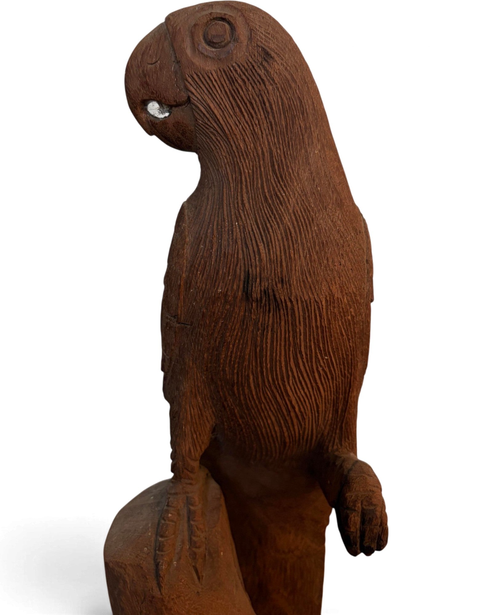 Burmese Wooden Swan Figurine (ไม้แกะนกแก้ว)