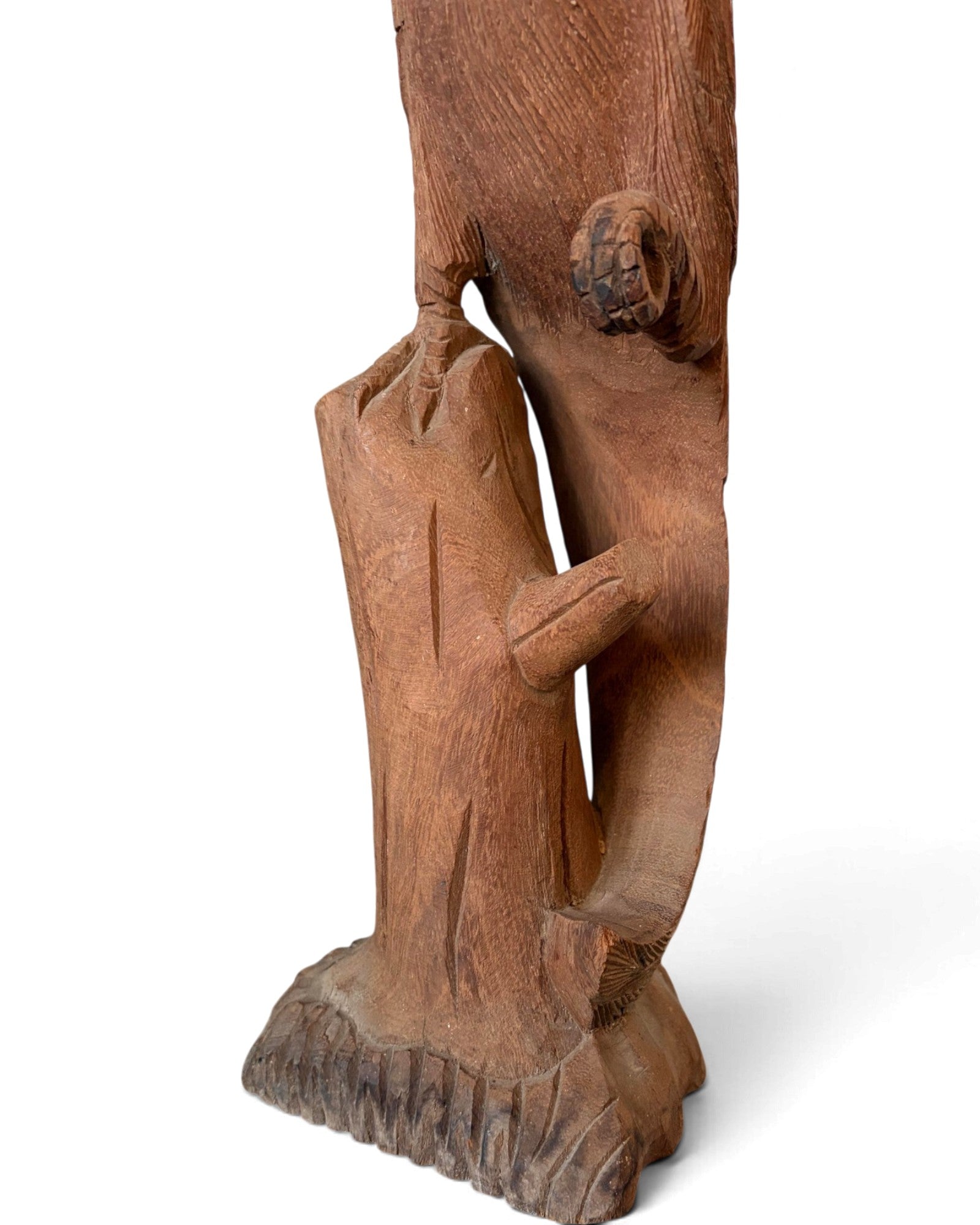Burmese Wooden Swan Figurine (ไม้แกะนกแก้ว)