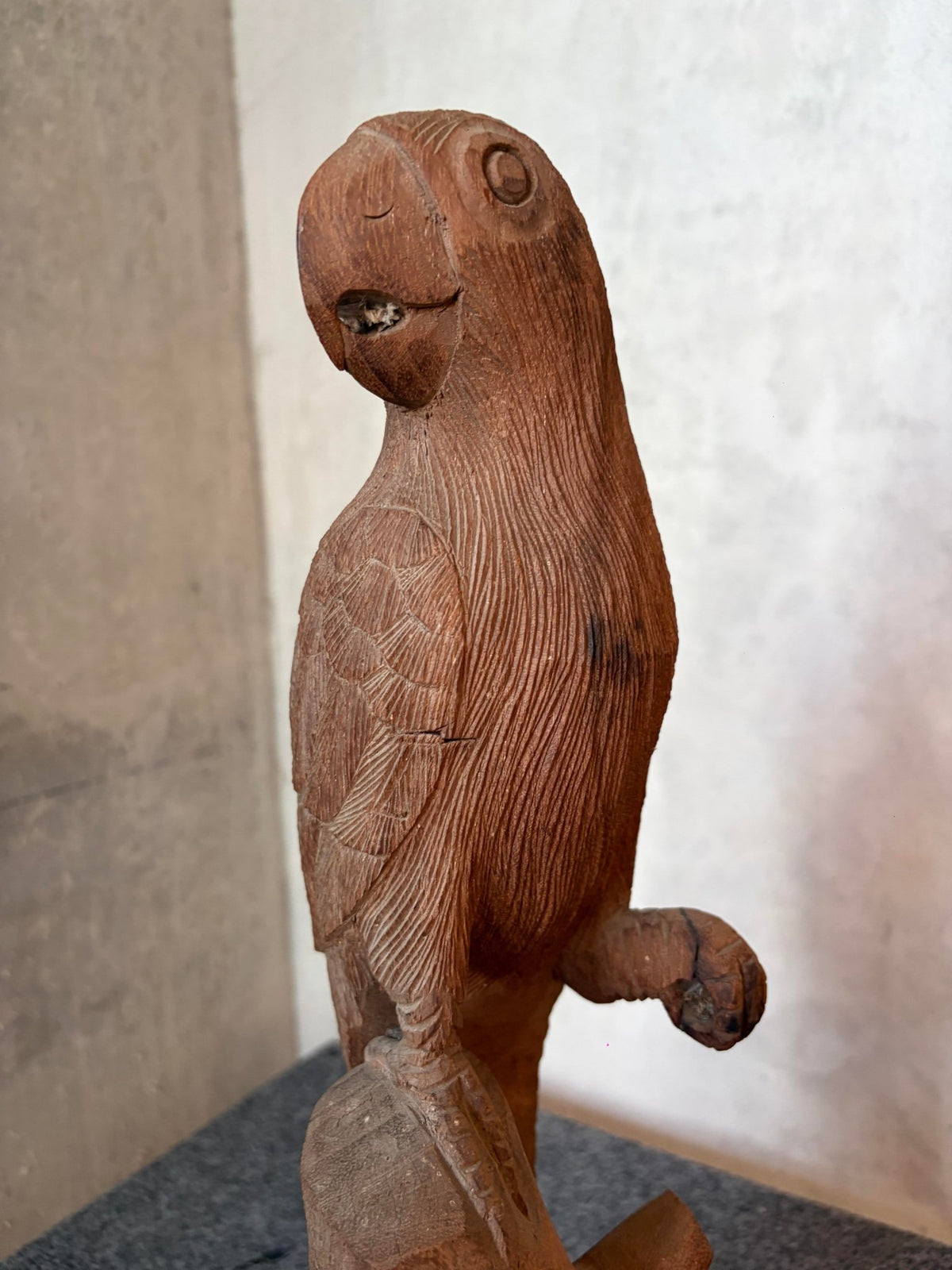Burmese Wooden Swan Figurine (ไม้แกะนกแก้ว) - Surround Living - 4