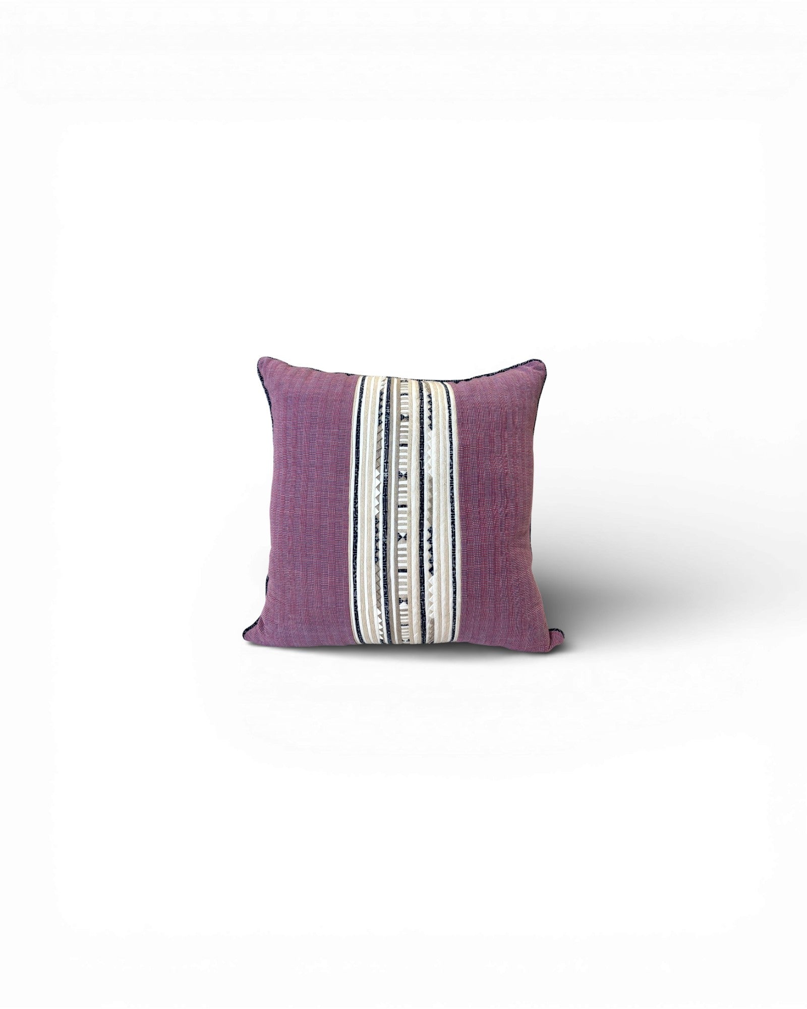 XL Rose Mangosteen Stripe Panel Cushion - Surround Living - 1