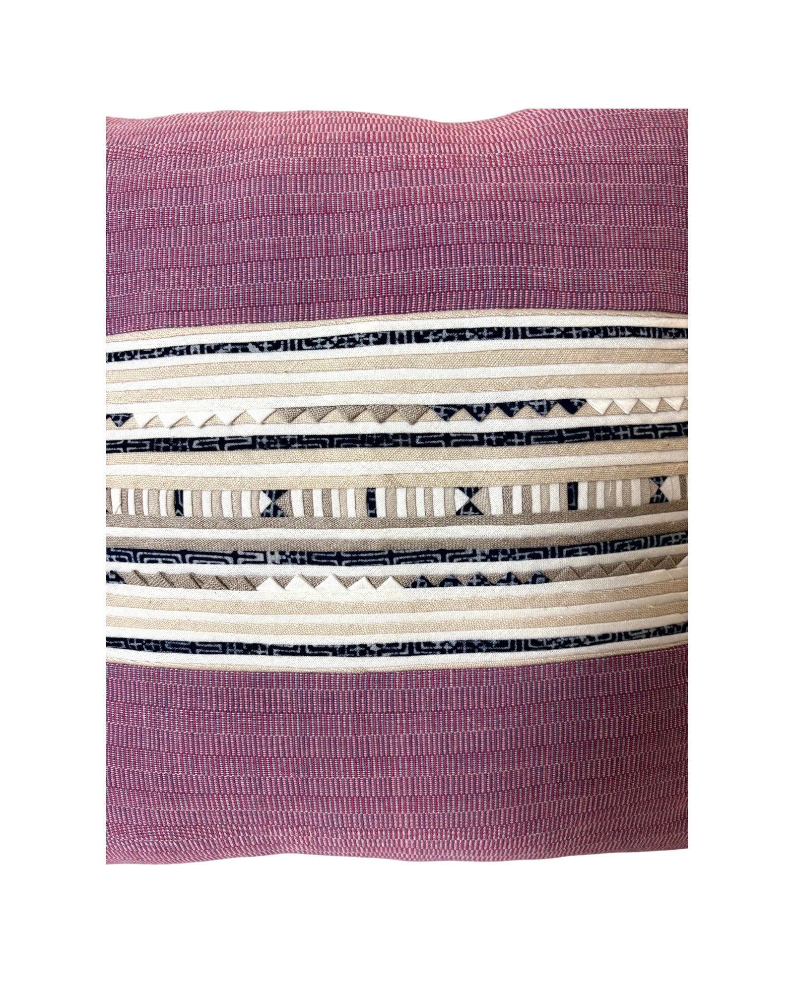XL Rose Mangosteen Stripe Panel Cushion - Surround Living - 9