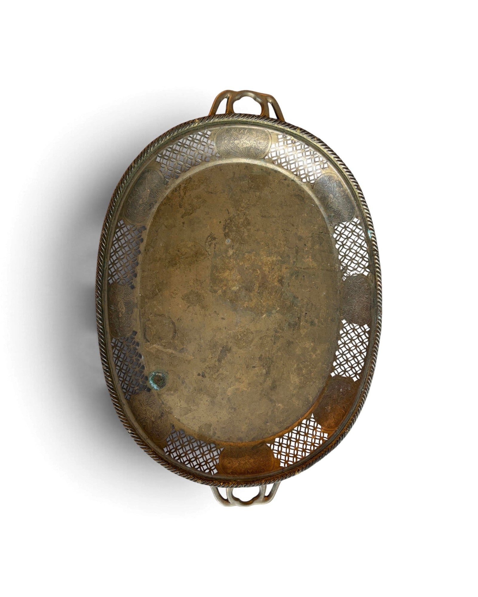 Brass Tray 38x55" (ถาดทองเหลือง)