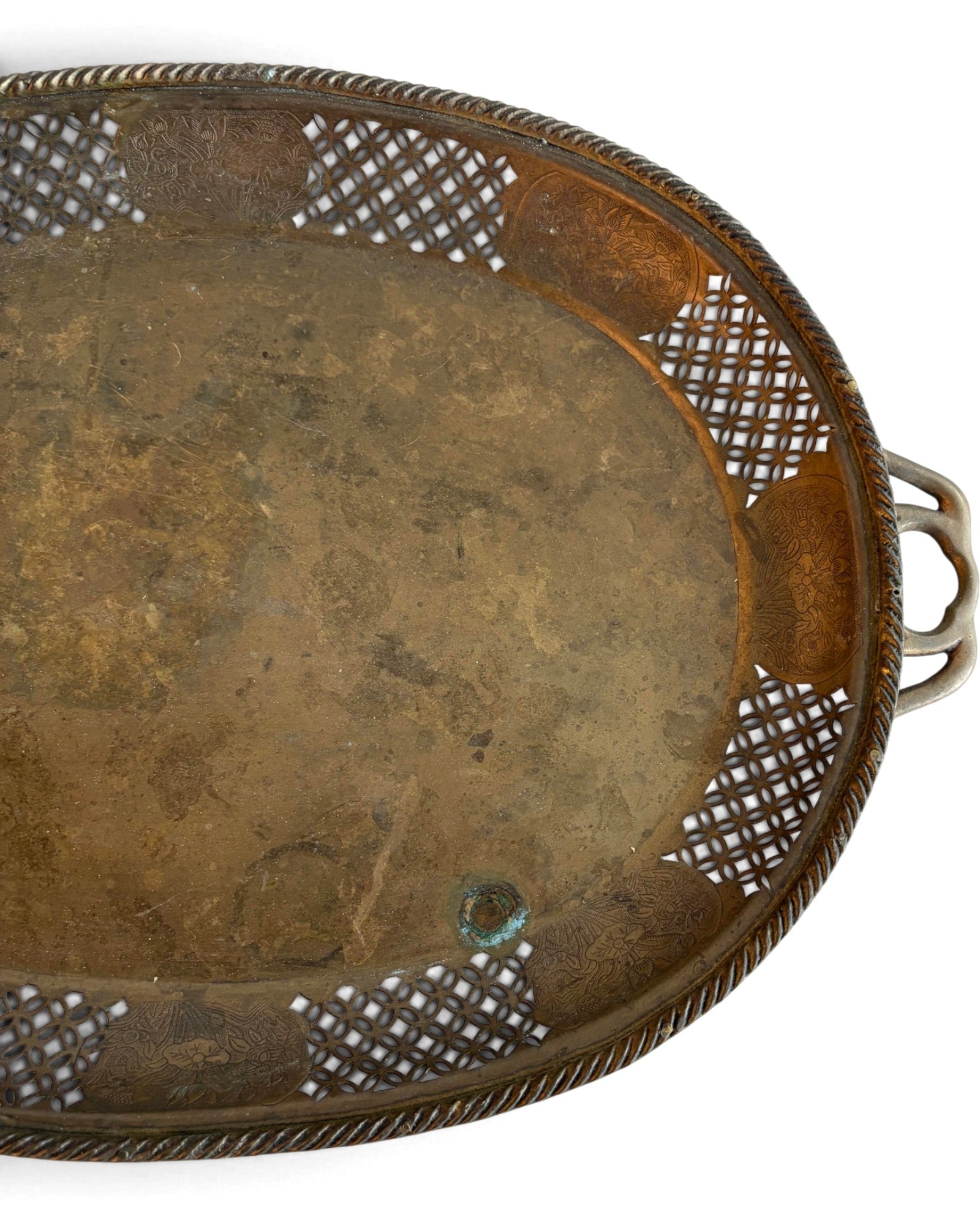 Brass Tray 38x55" (ถาดทองเหลือง)