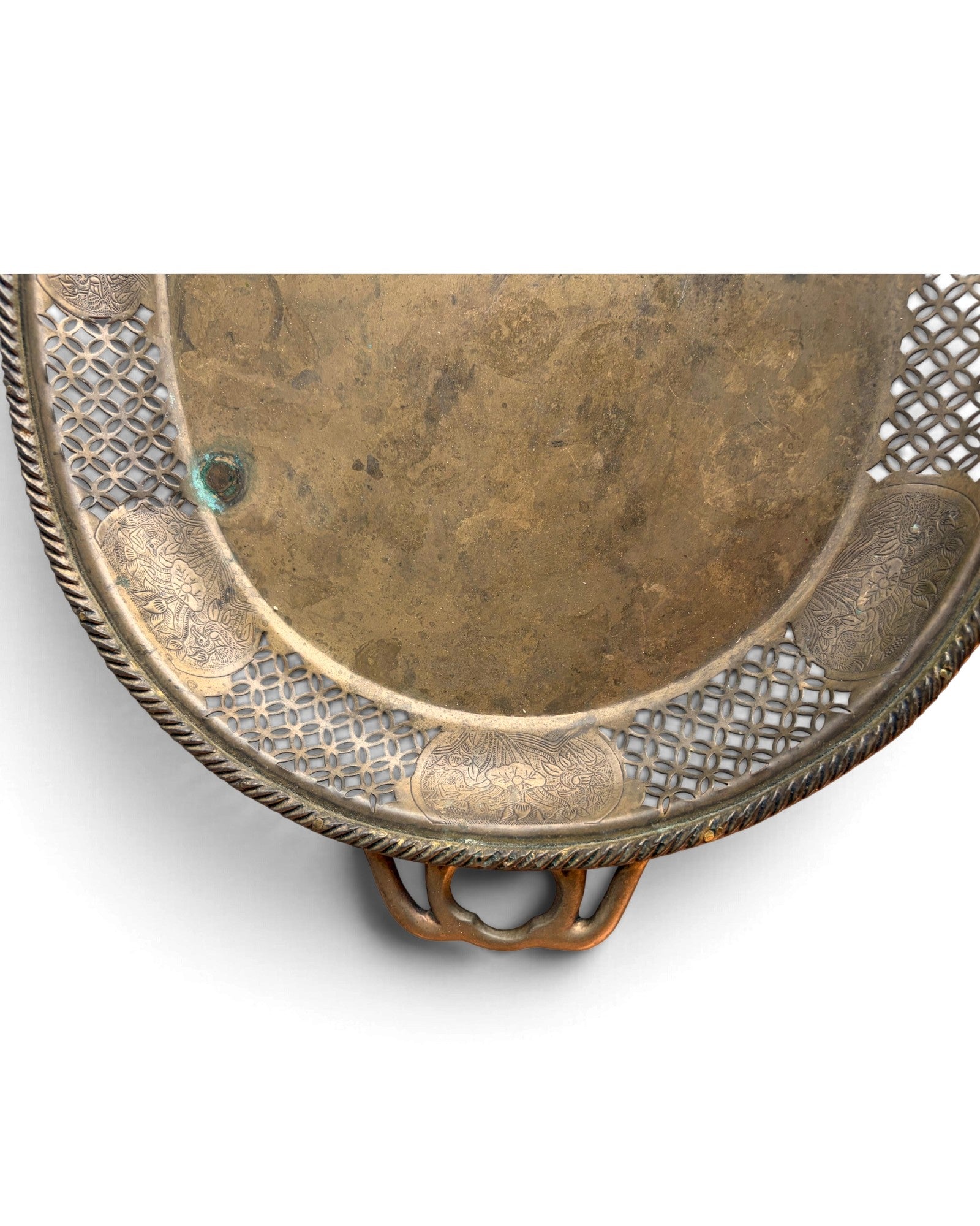 Brass Tray 38x55" (ถาดทองเหลือง)