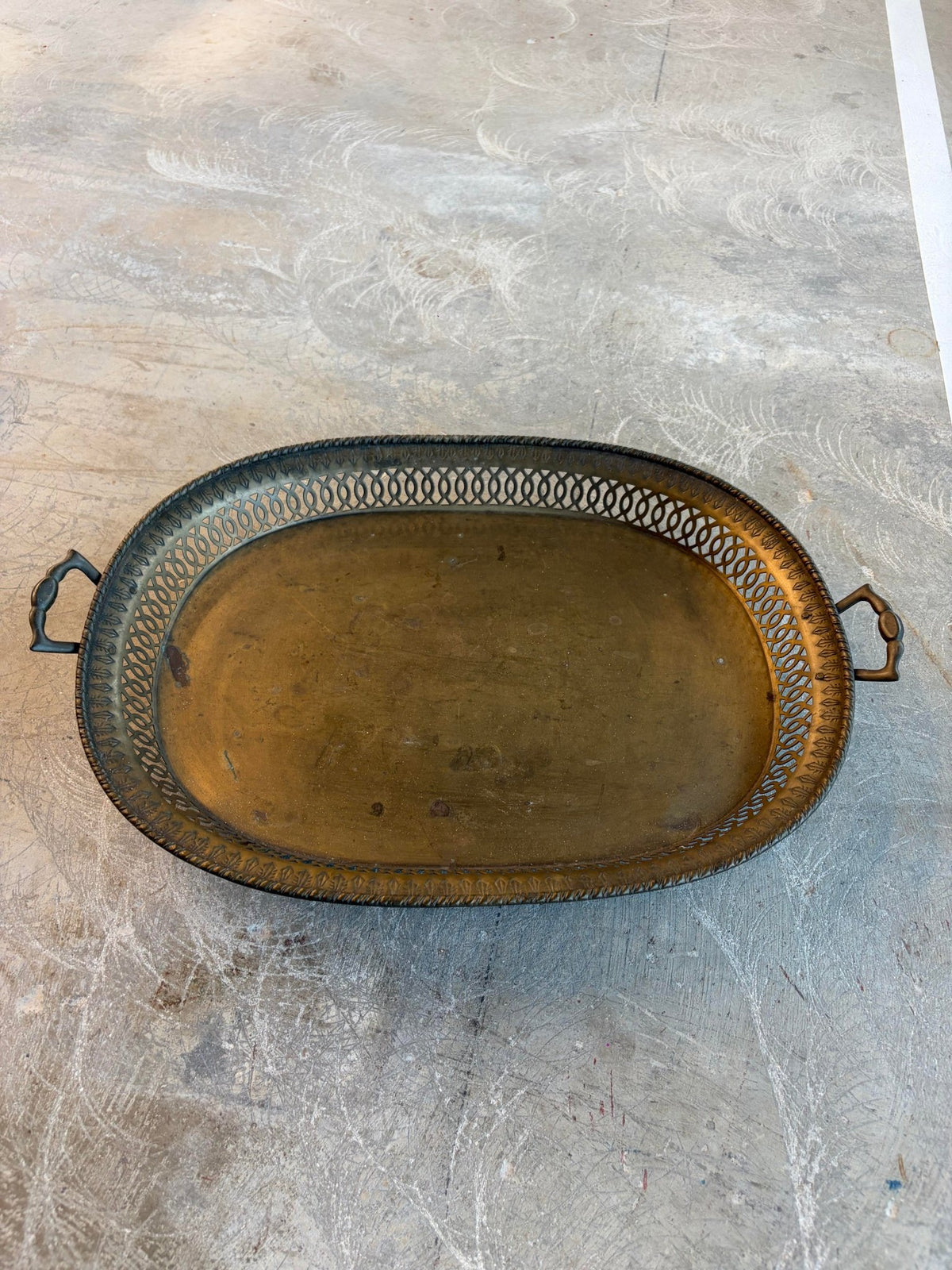 Brass Tray 34x50" (ถาดทองเหลือง) - Surround Living - 2