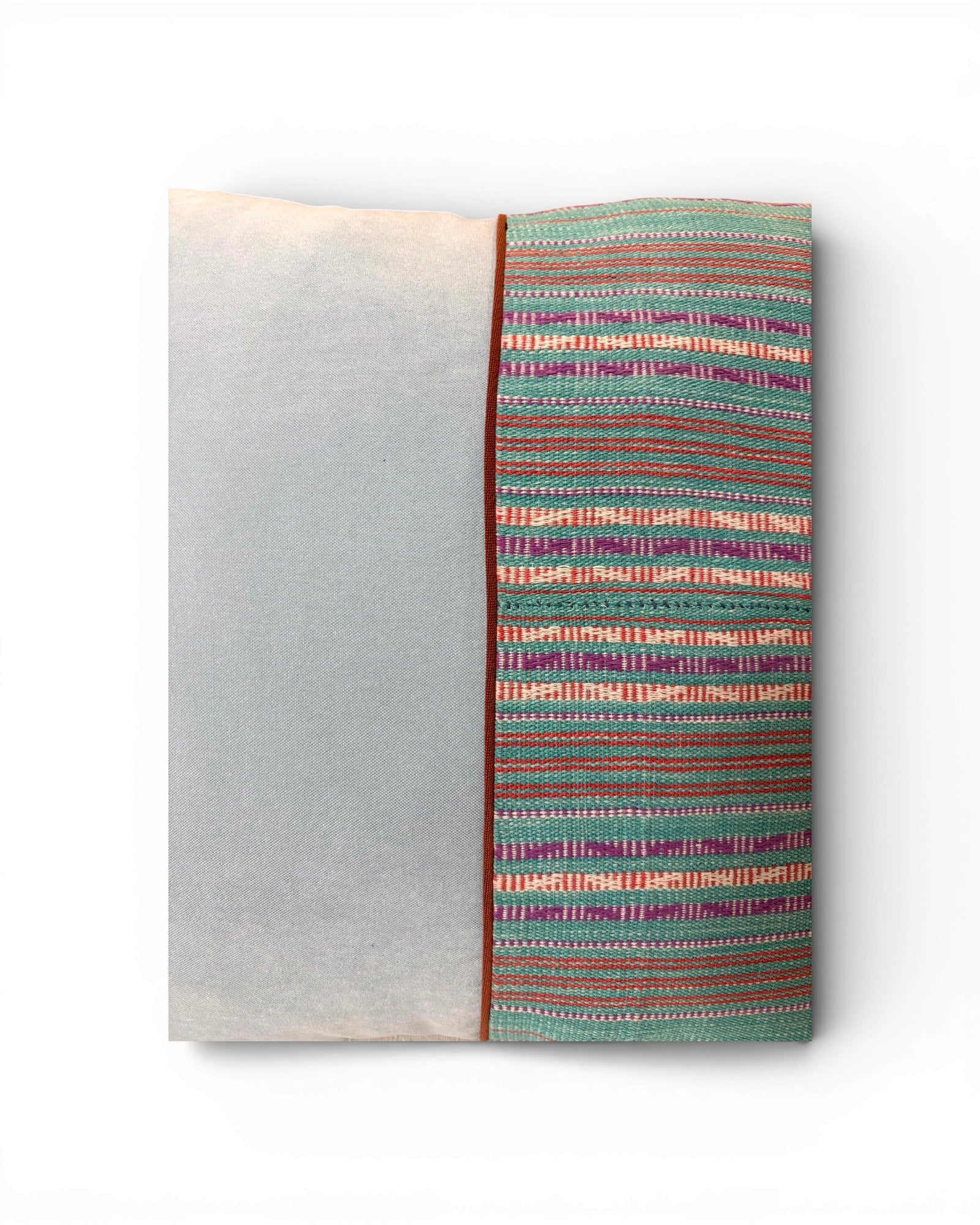 XL Mint Stripe Velvet Panel Cushion - Surround Living - 8