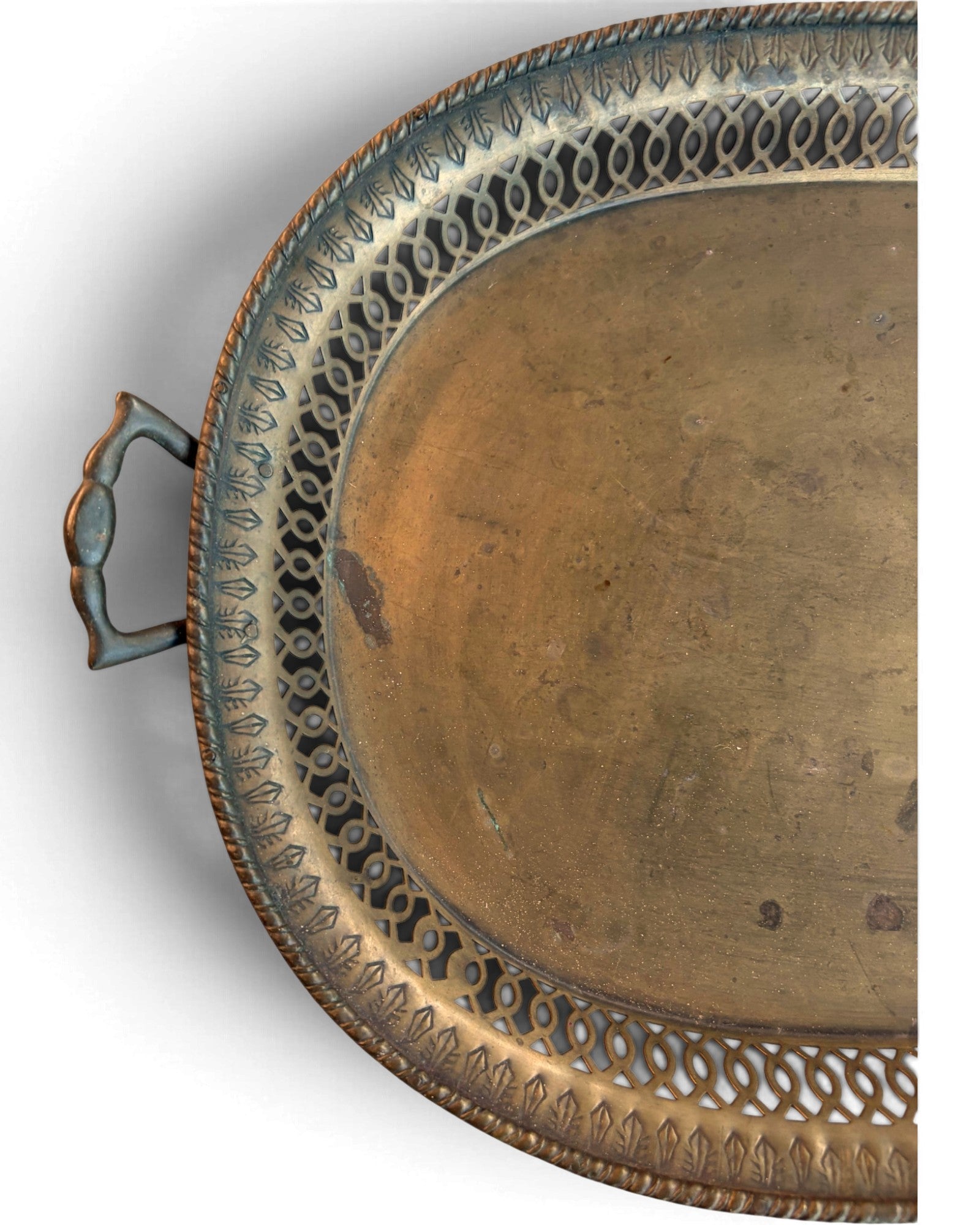 Brass Tray 34x50" (ถาดทองเหลือง)