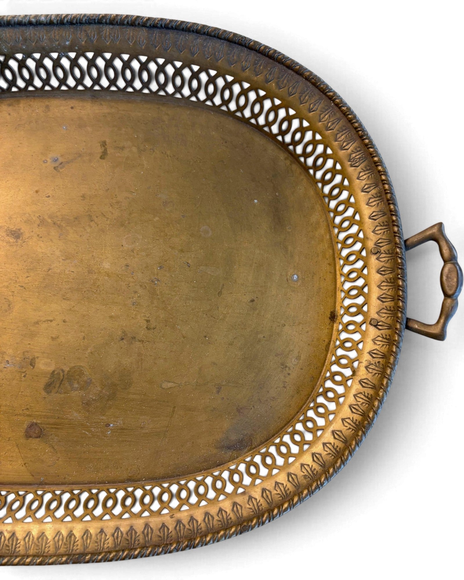 Brass Tray 34x50" (ถาดทองเหลือง)