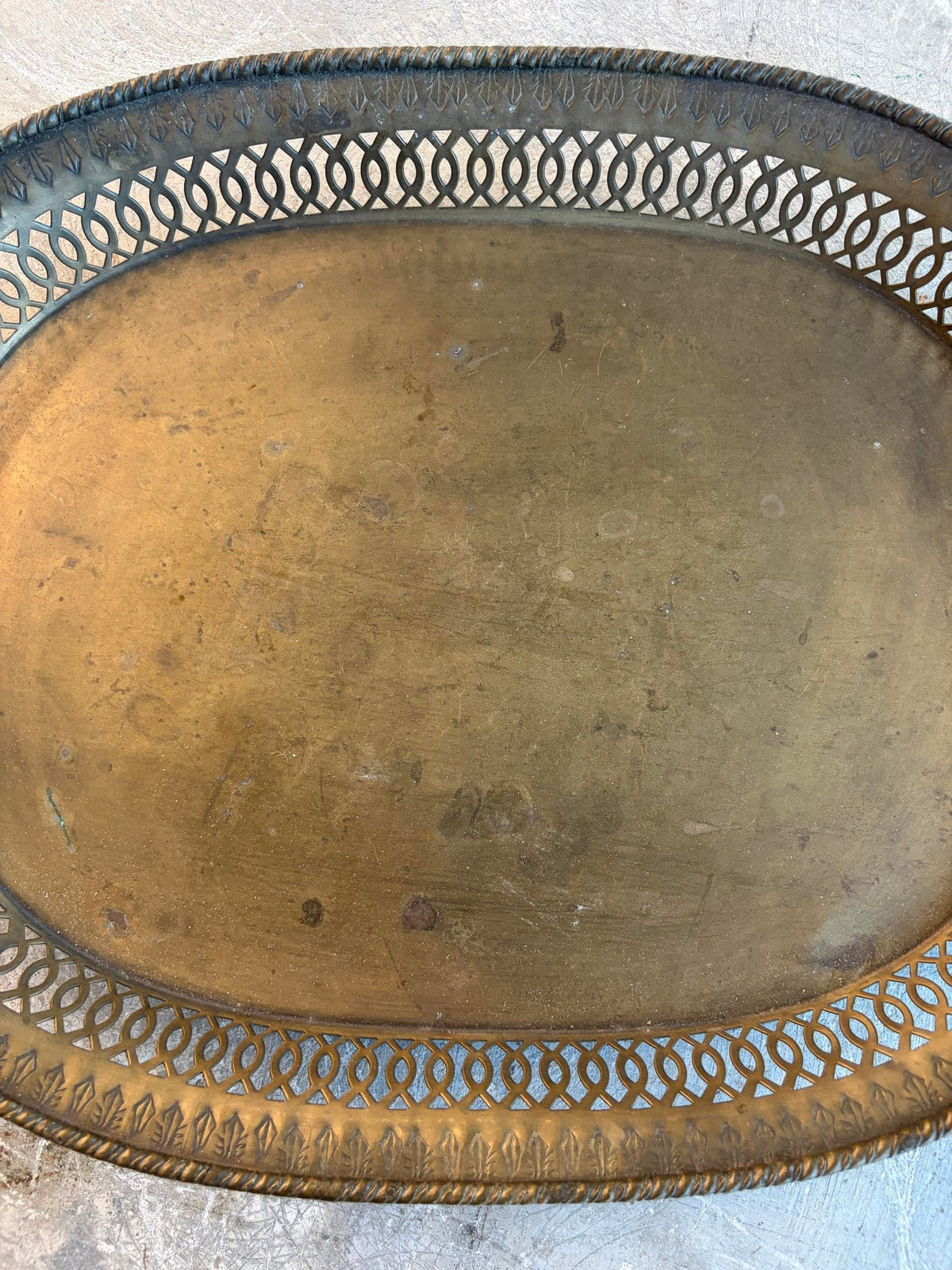 Brass Tray 34x50" (ถาดทองเหลือง) - Surround Living - 8