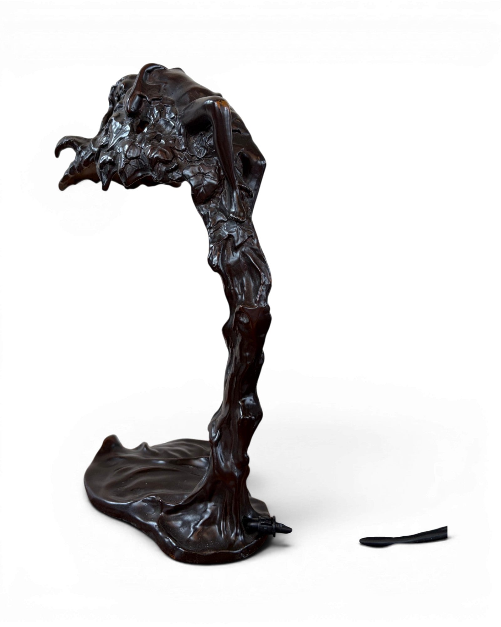 Art Nouveau Bronze Figural Table Lamp - Surround Living - 7