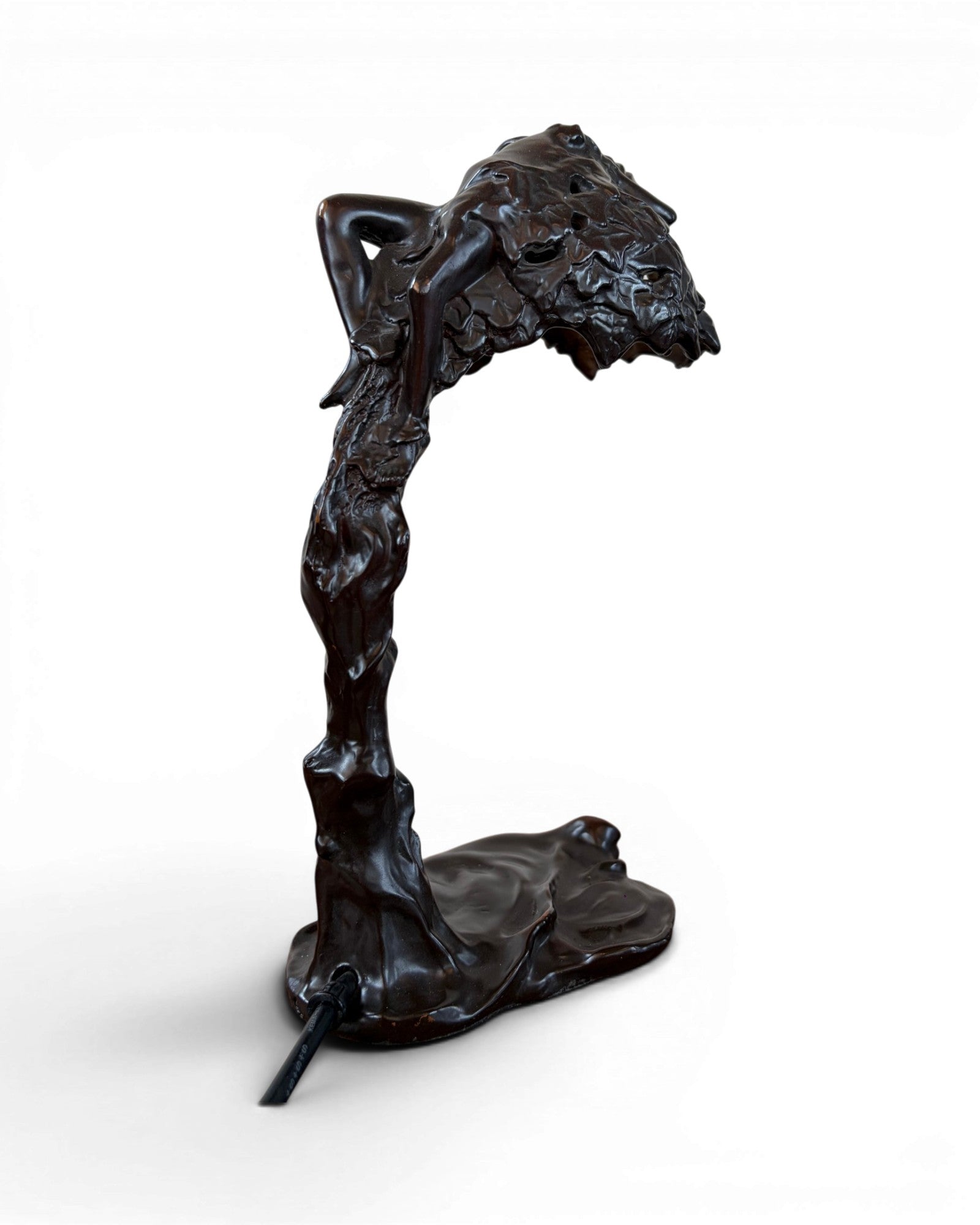 Art Nouveau Bronze Figural Table Lamp - Surround Living - 9